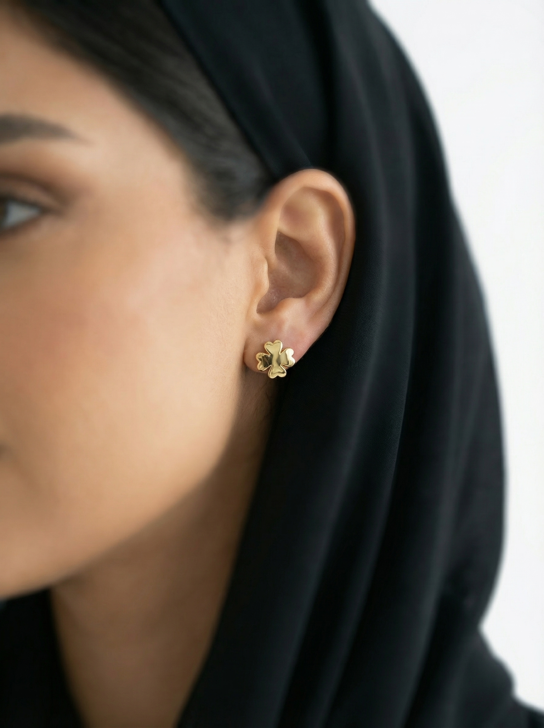 أقراط أذن ورقة الحظ بريمه