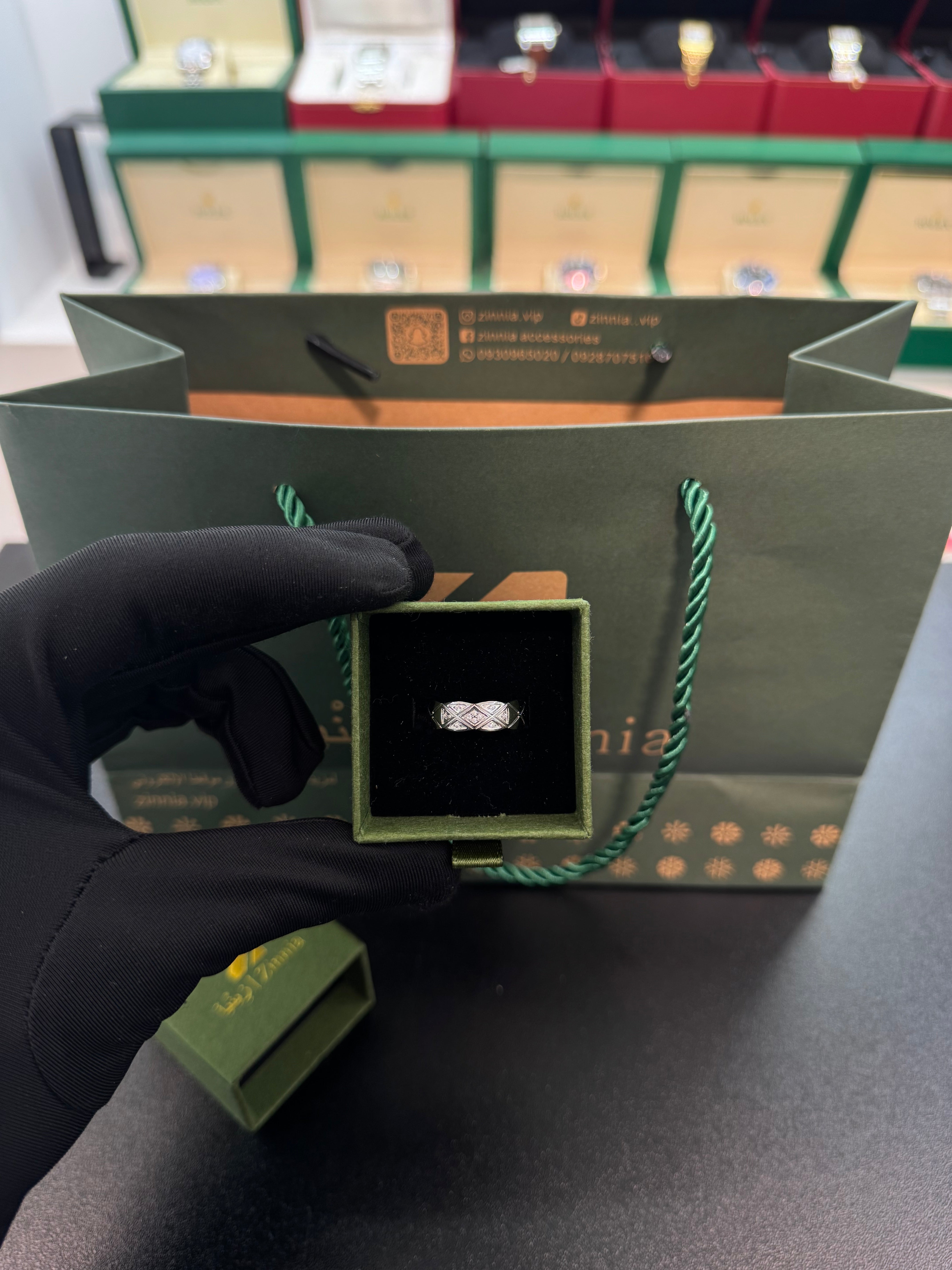 خاتم كوكو كراش (COCO CRUSH Ring
 (فضي)