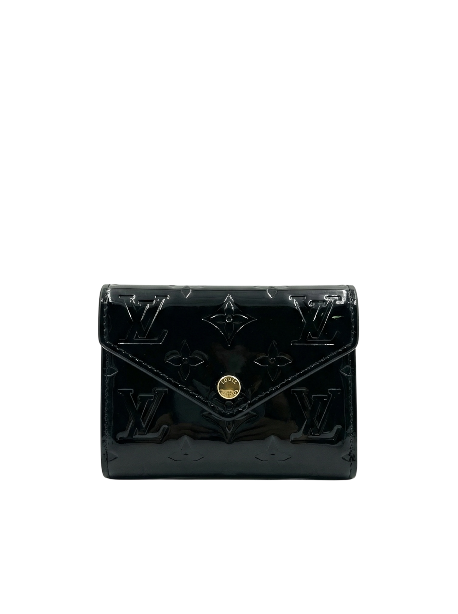 Victorine Wallet – Monogram Vernis (Black)