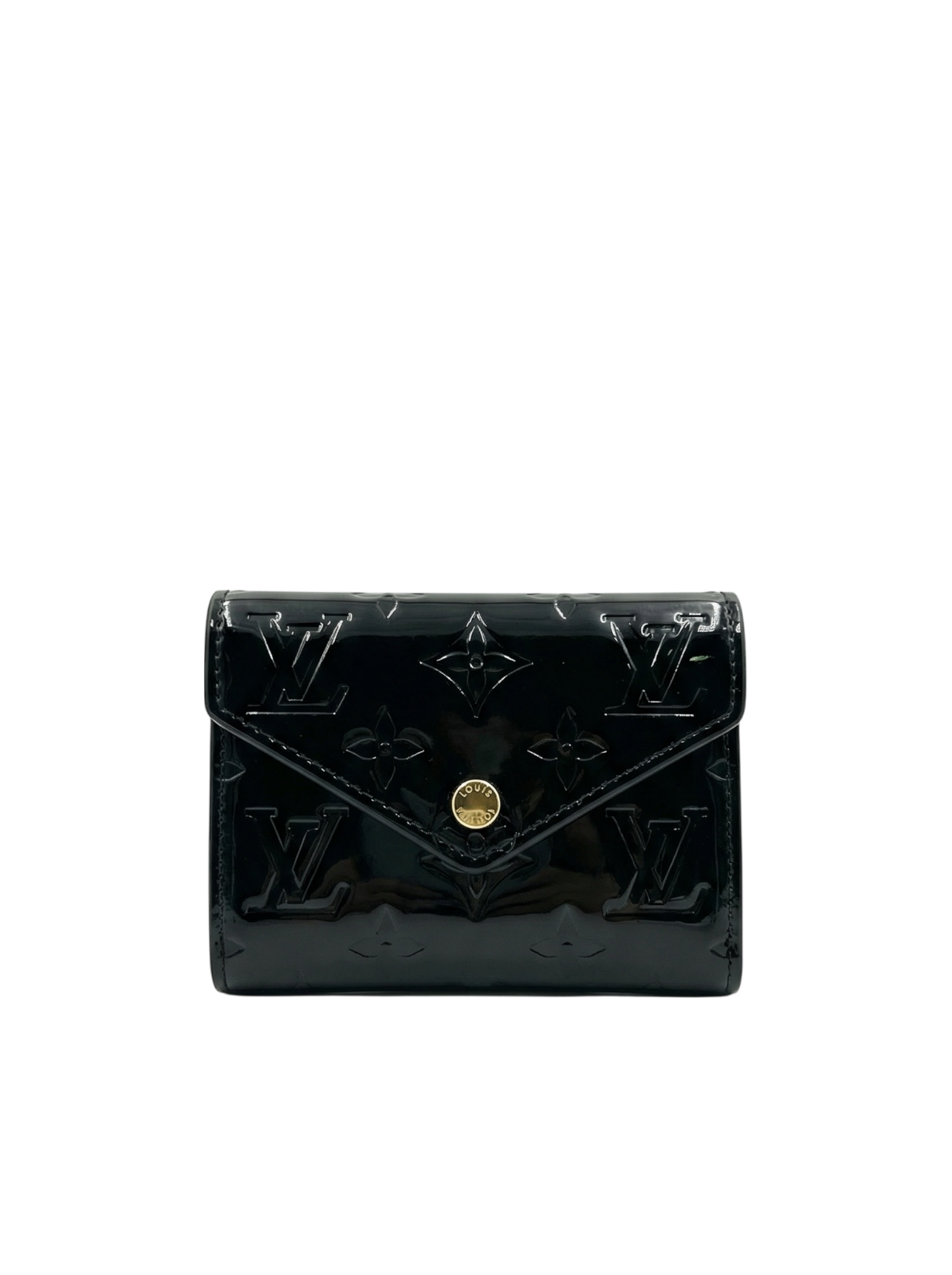 Victorine Wallet – Monogram Vernis (Black)