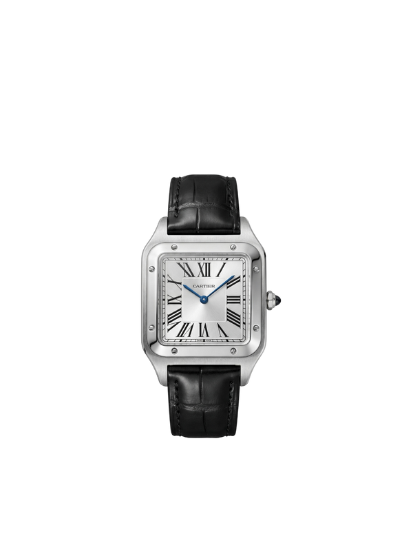 Santos black leather