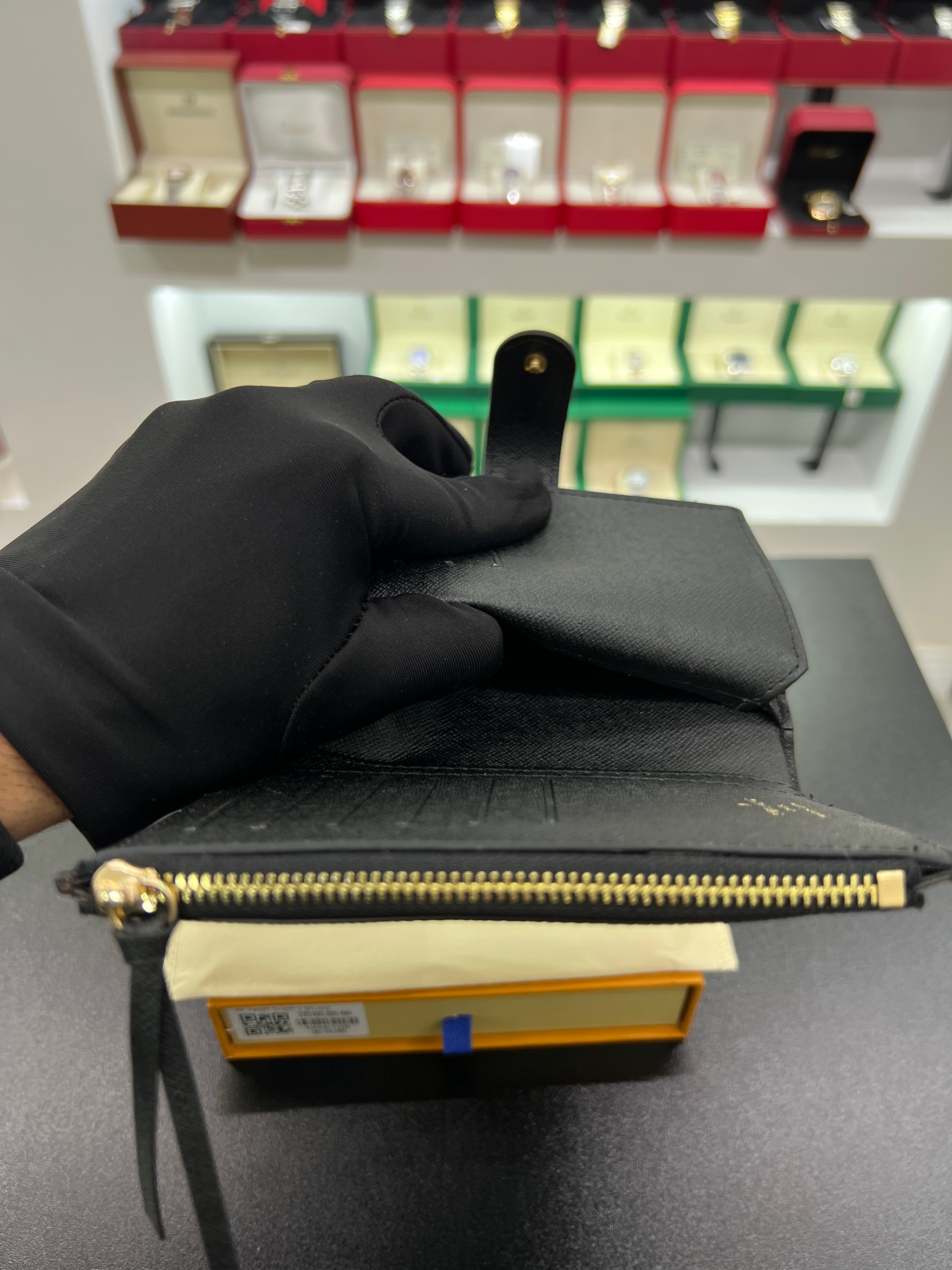 Victorine Wallet – Monogram Canvas (Black Interior)