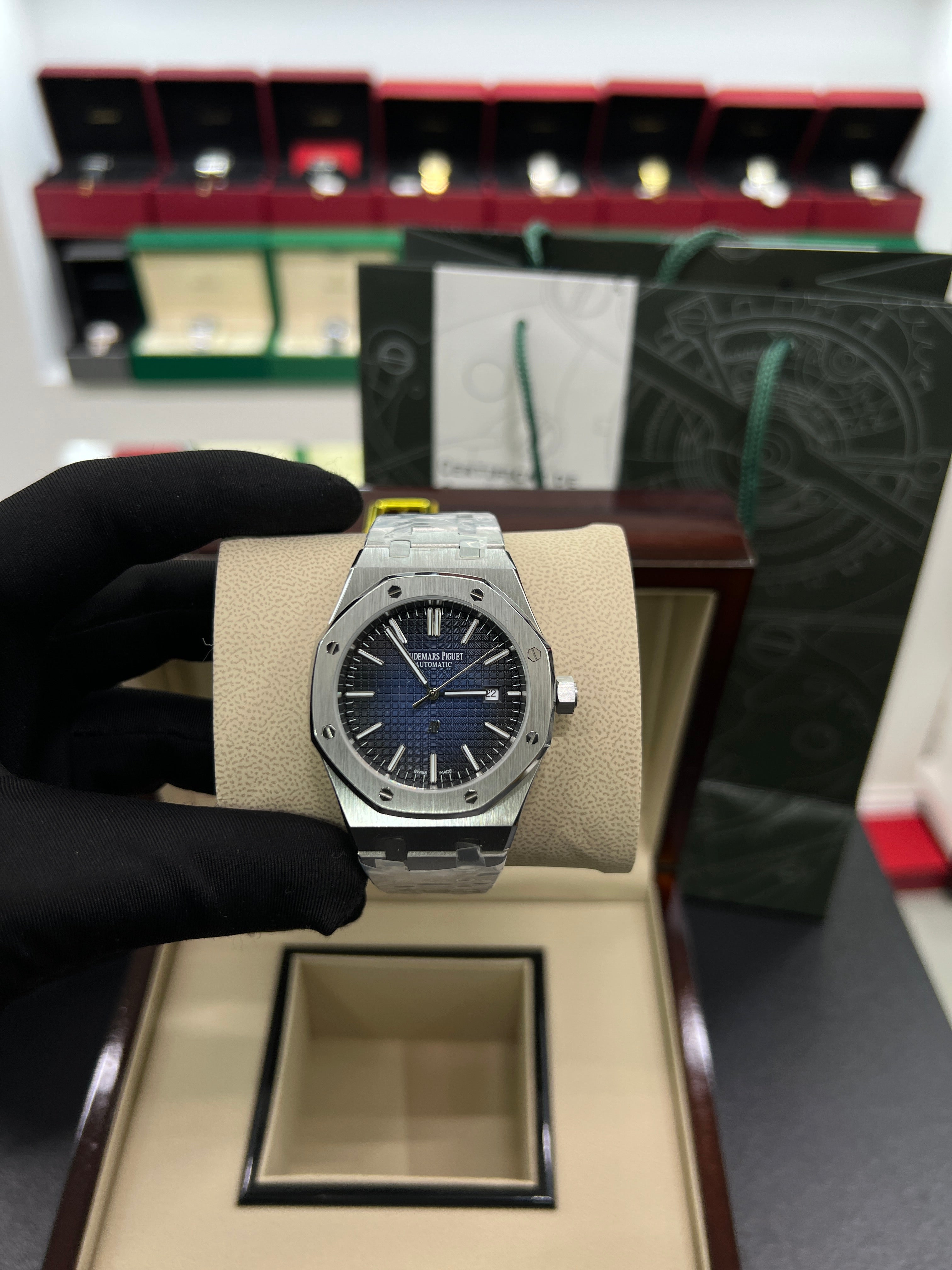 Royal Oak Selfwinding (Blue Dial, Stainless Steel)