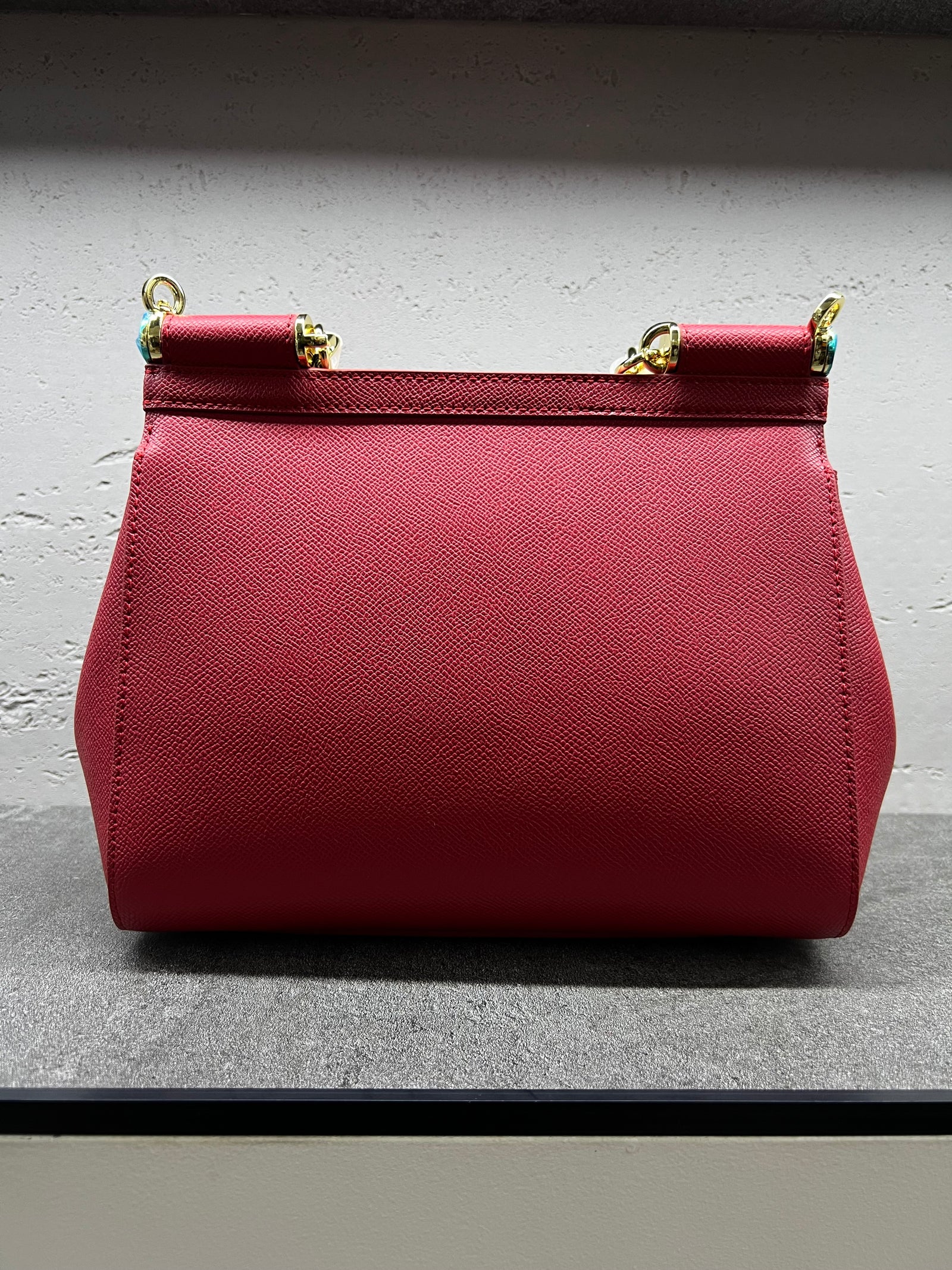 حقيبة سيسيلي الكبيرة – أحمر | Sicily Bag Large – Red