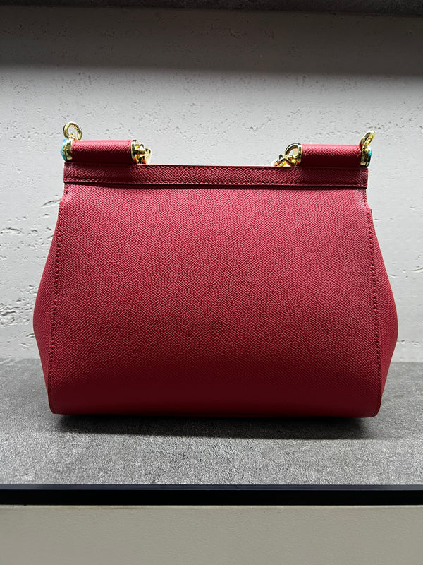 حقيبة سيسيلي الكبيرة – أحمر | Sicily Bag Large – Red
