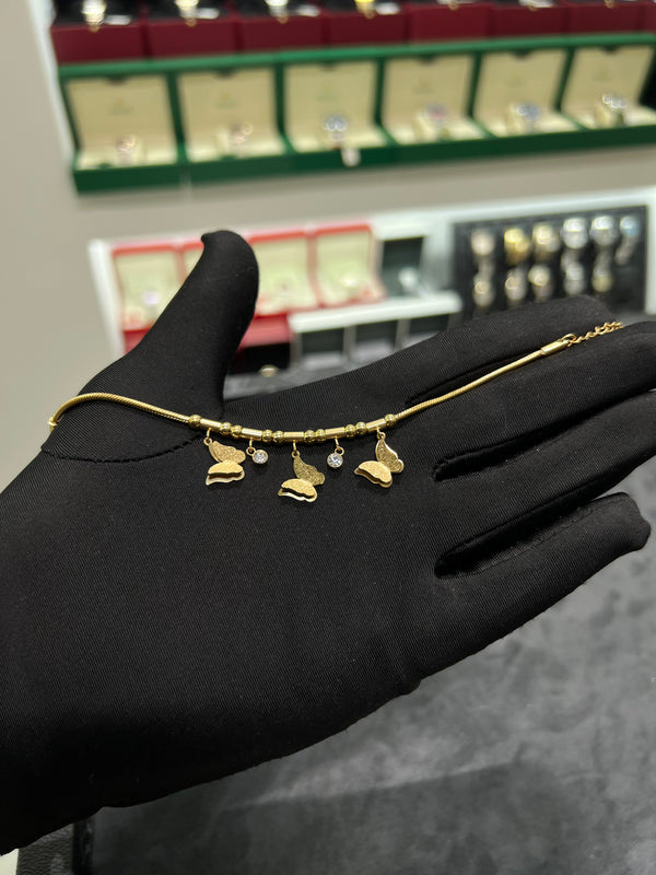 سوار قرابيج الفراشة | Butterfly Clover Bracelet