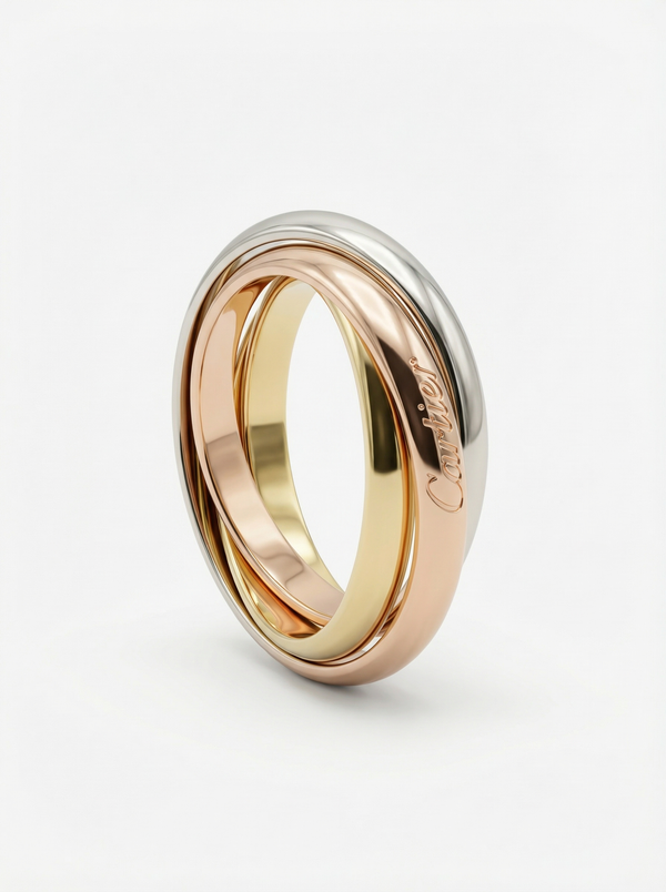 خاتم  تلاثي  (بدون بكج)