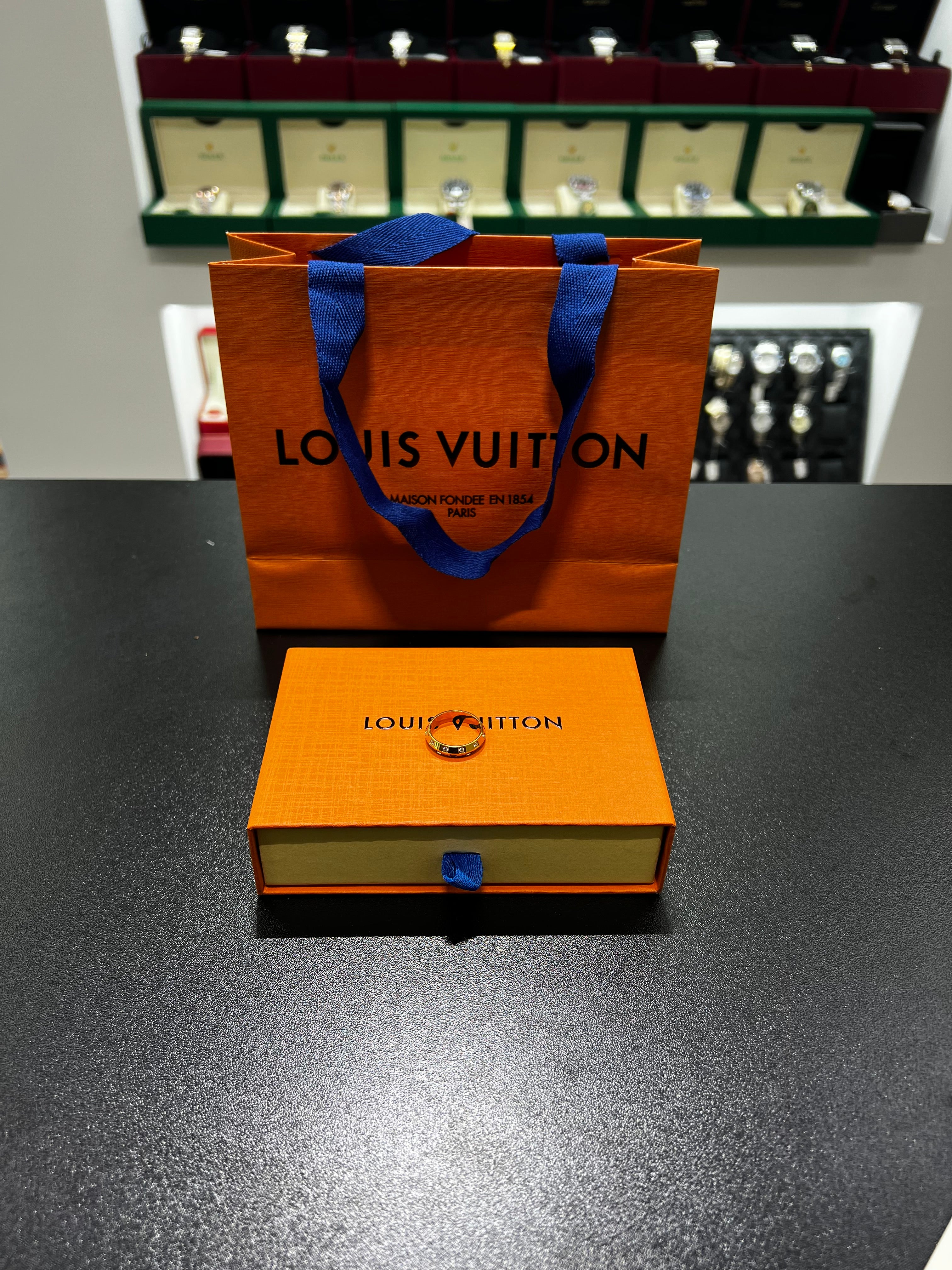 خاتم Le Damier de Louis Vuitton صغير،
