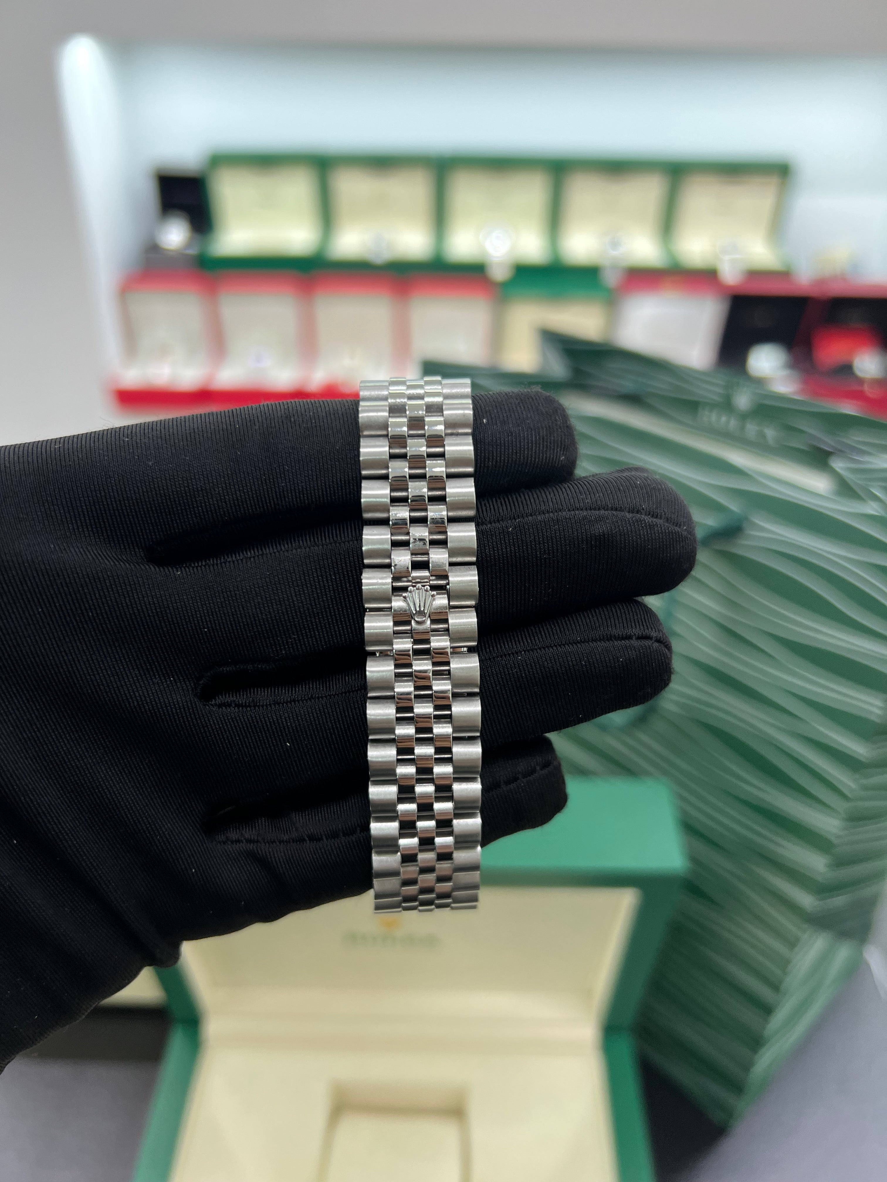 Datejust Pink Dial Diamond Bezel size 36