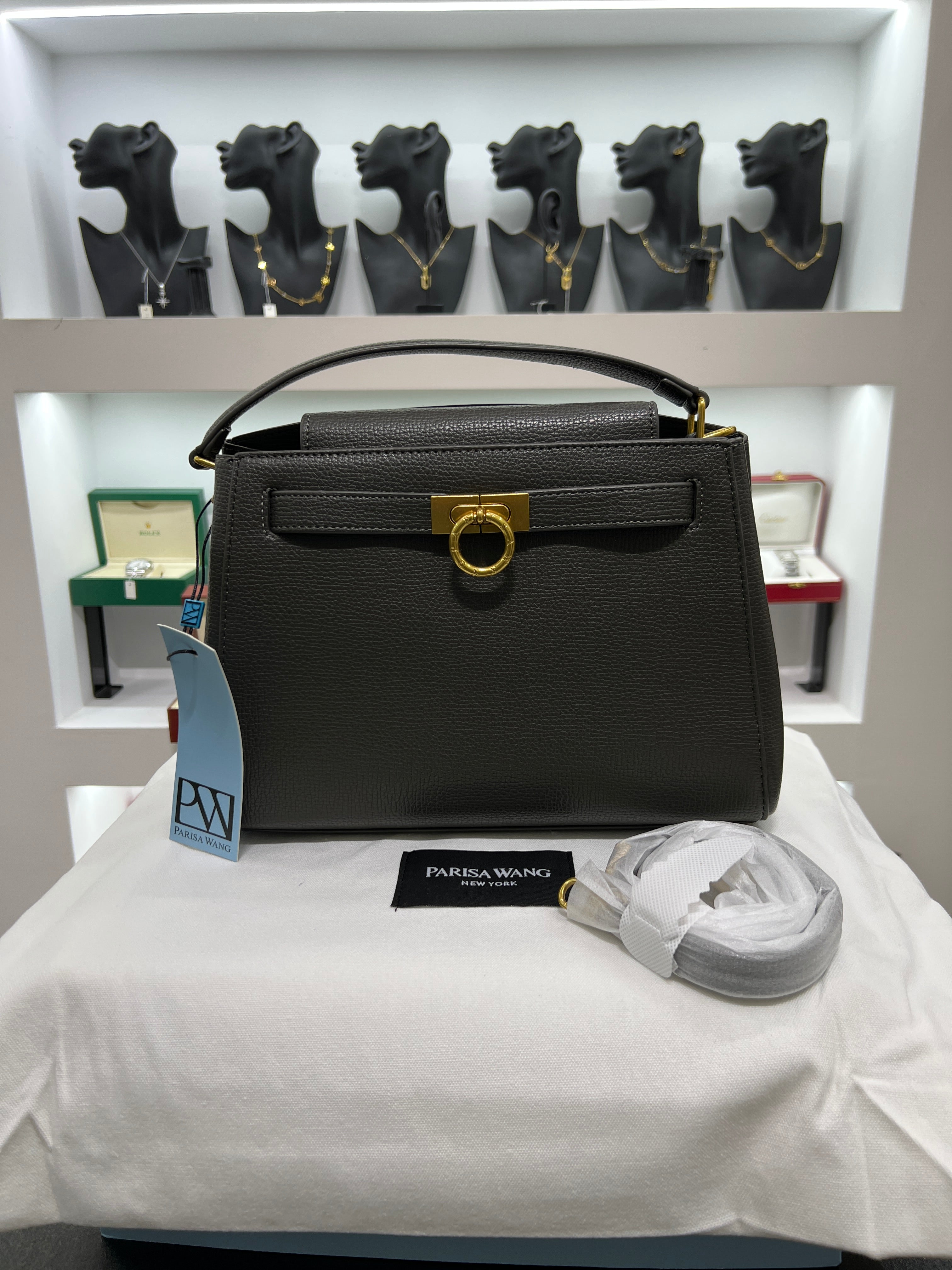 Grace Top Handle – Black