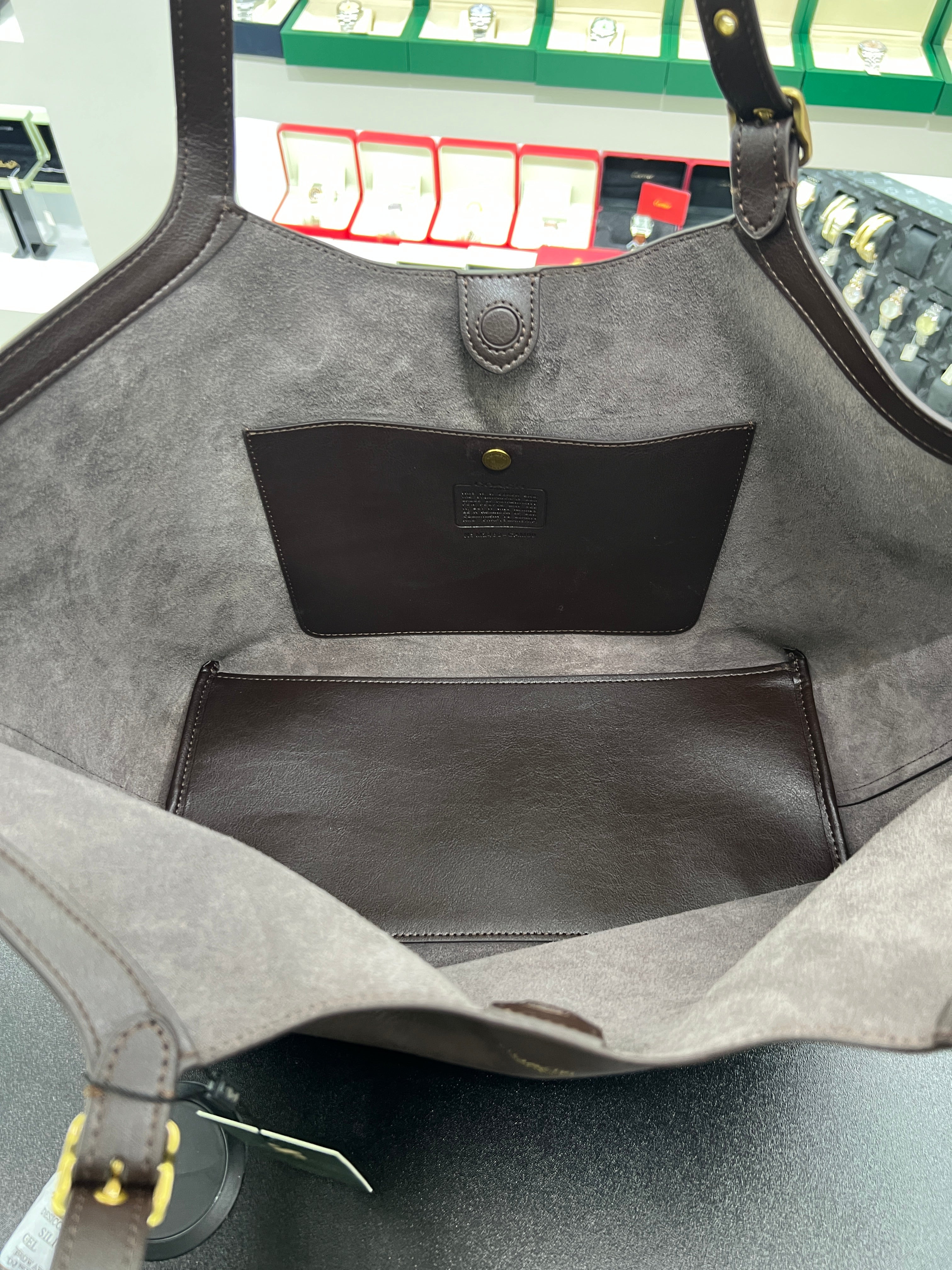 cóach gramercy tote Mocha Brown