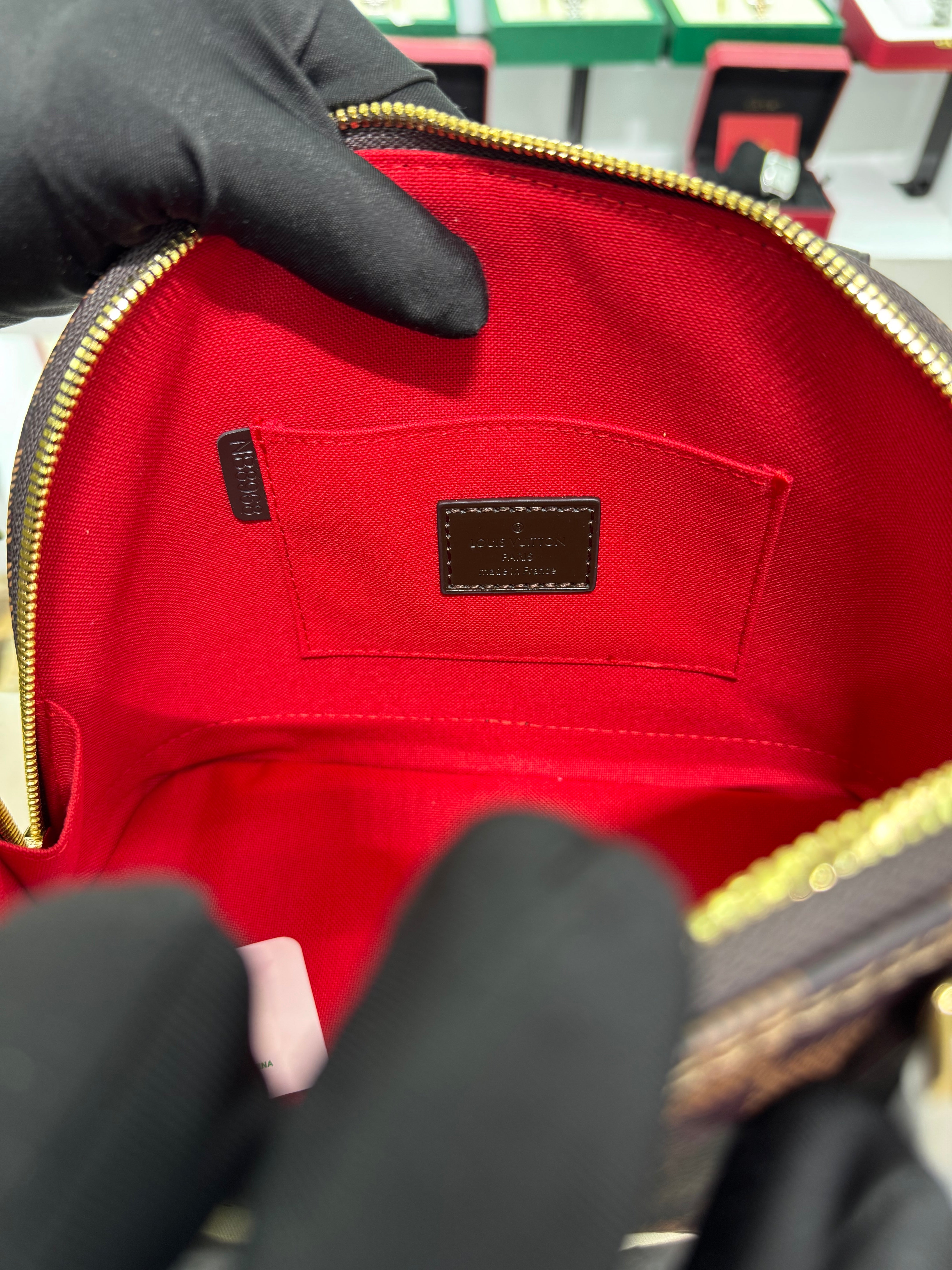 Alma BB – Damier Ebene Canvas