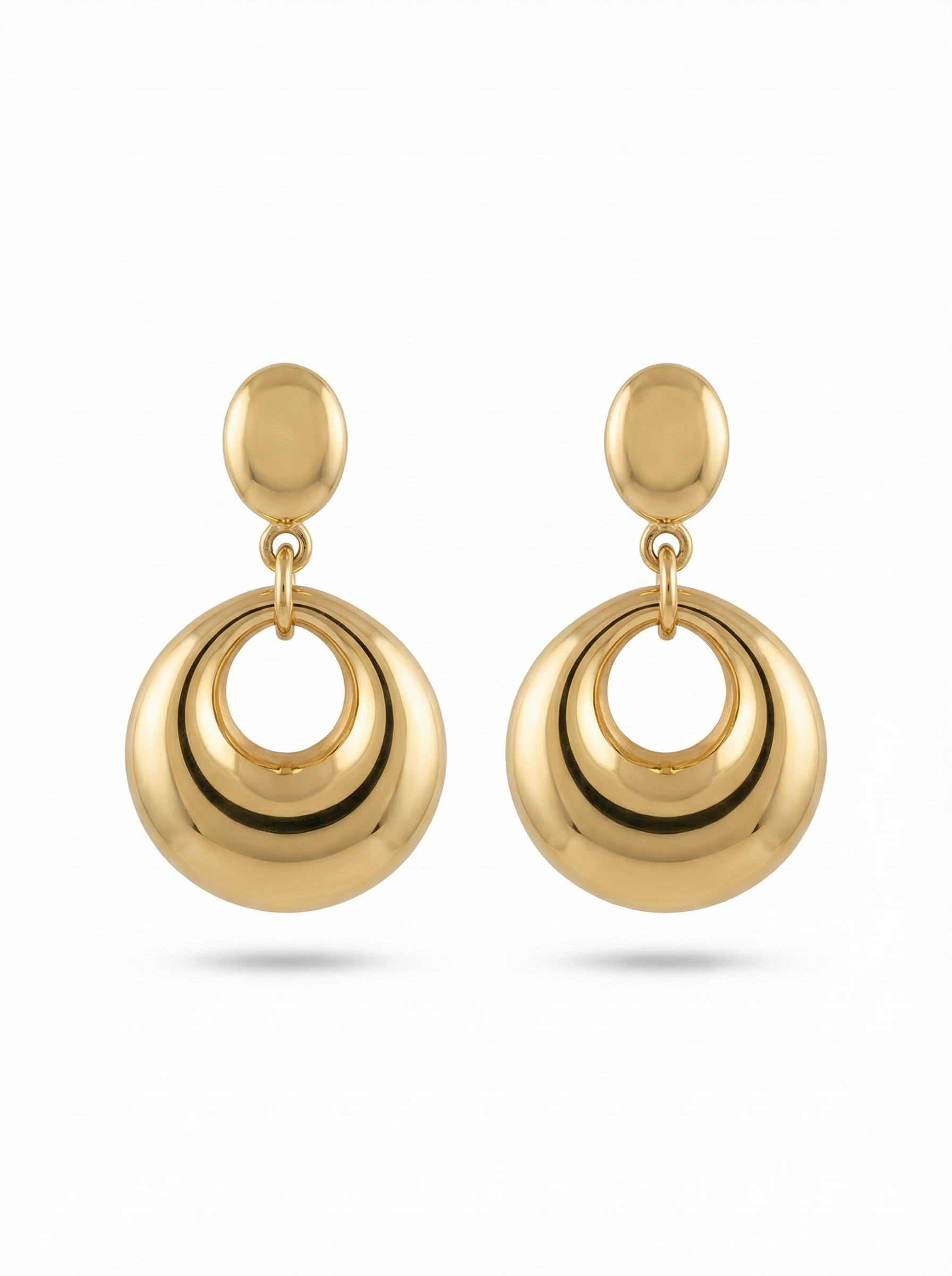 أقراط أذن الدمعه الدائريه