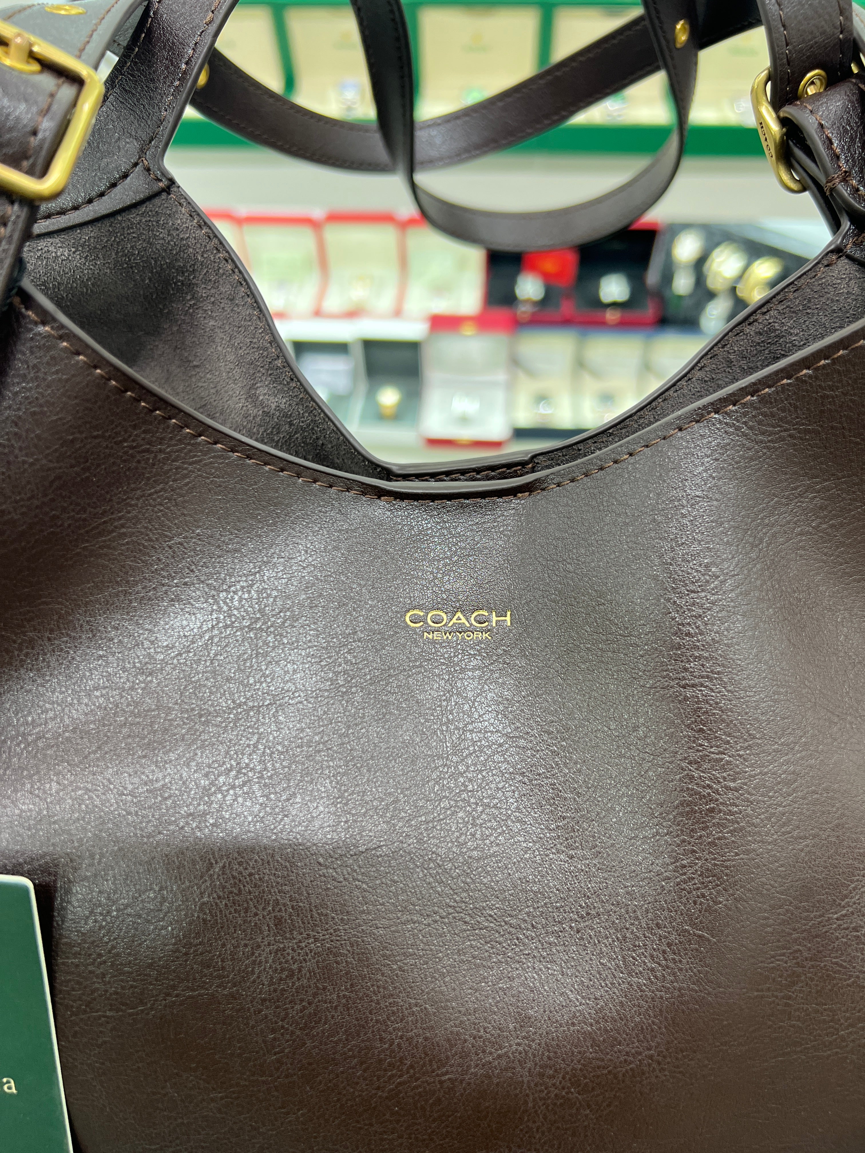 cóach gramercy tote Mocha Brown