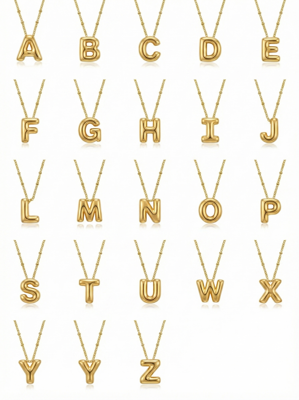 قلادة حرف أنيقة بتصميم عصري