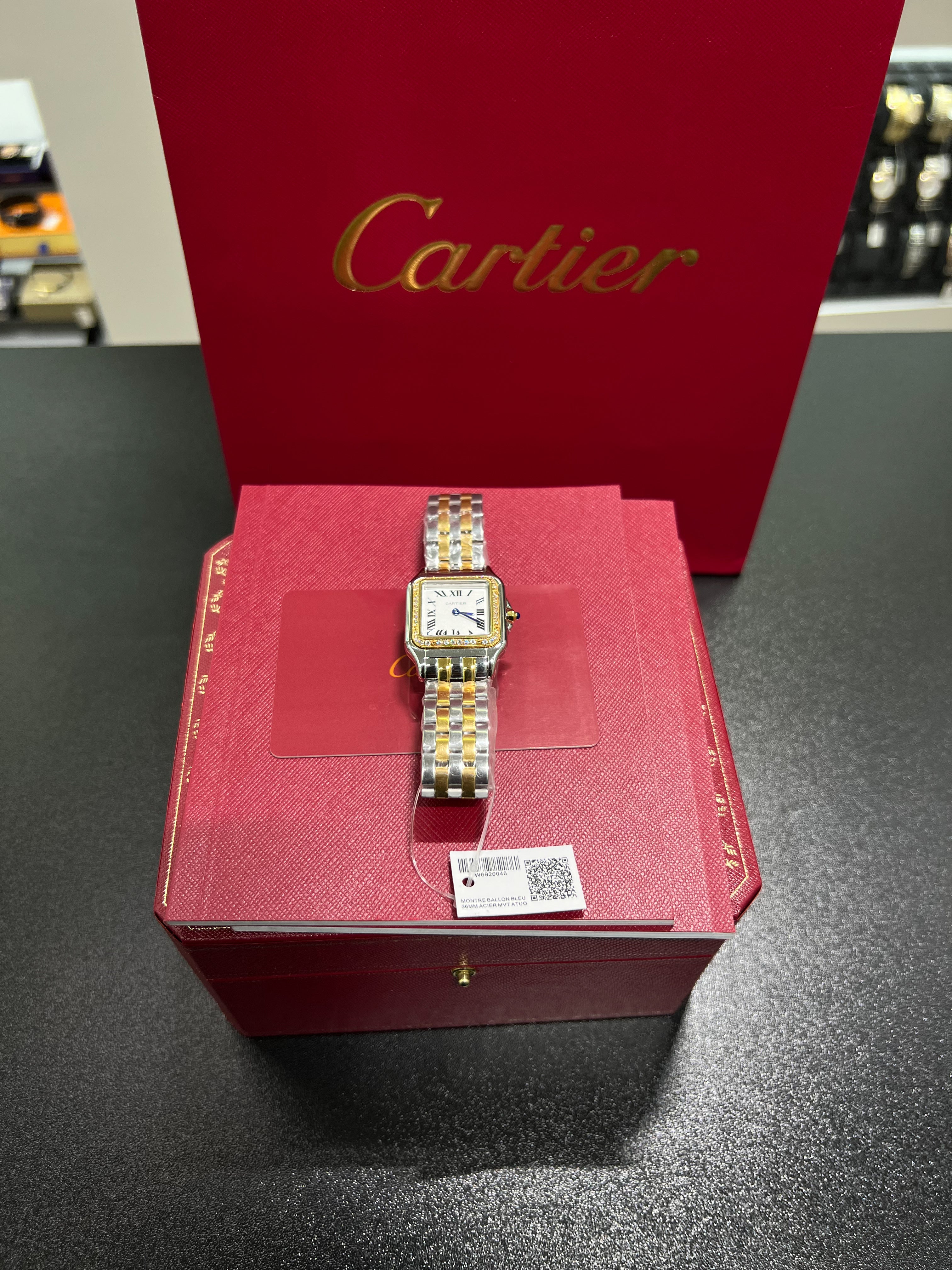 Cartiėr Panther gold and silver studded