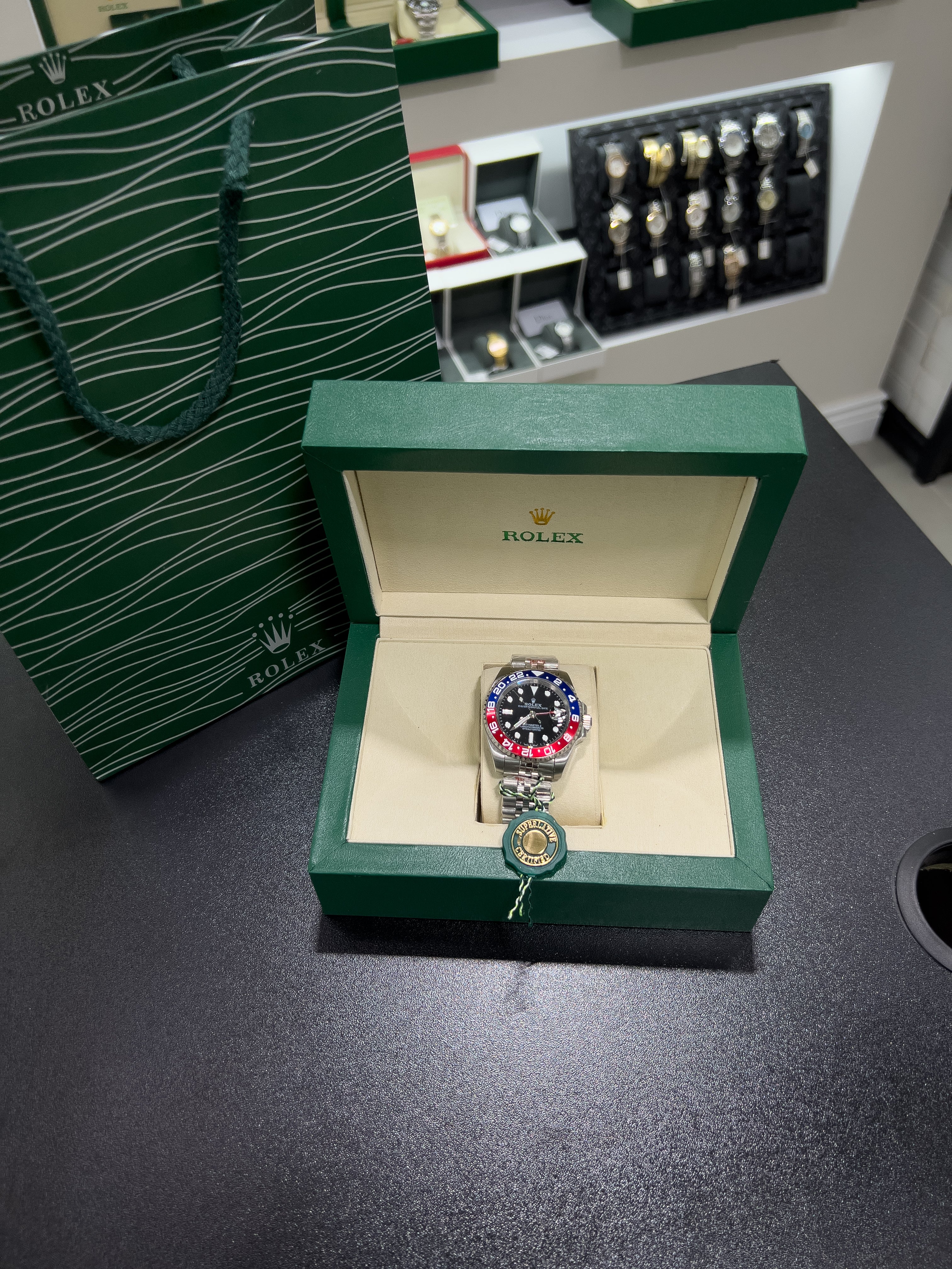 GMT-Master II Pepsi Bezel – Black Dial Jubilee