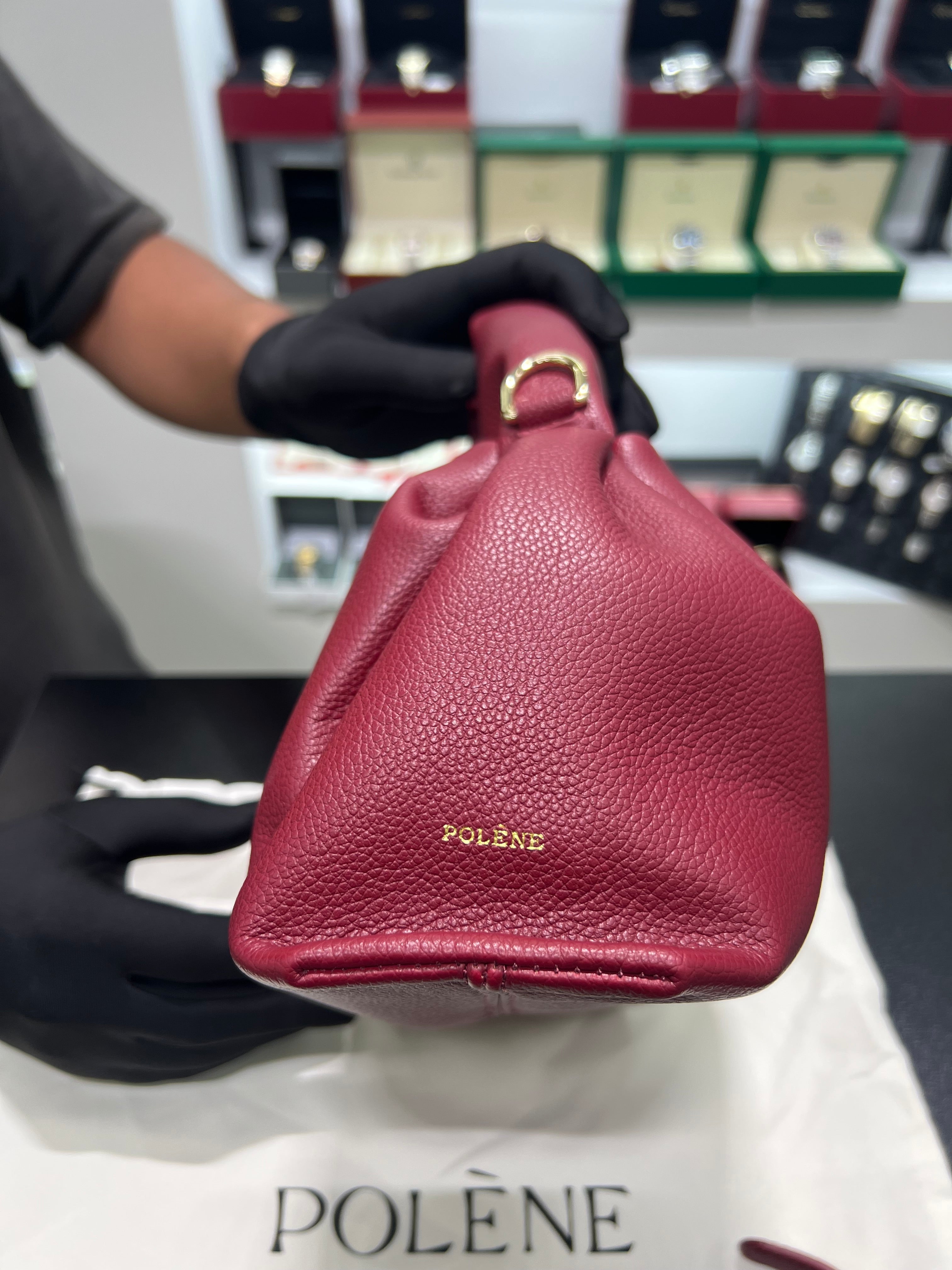 Numérö Neuf Mini burgundy bag￼