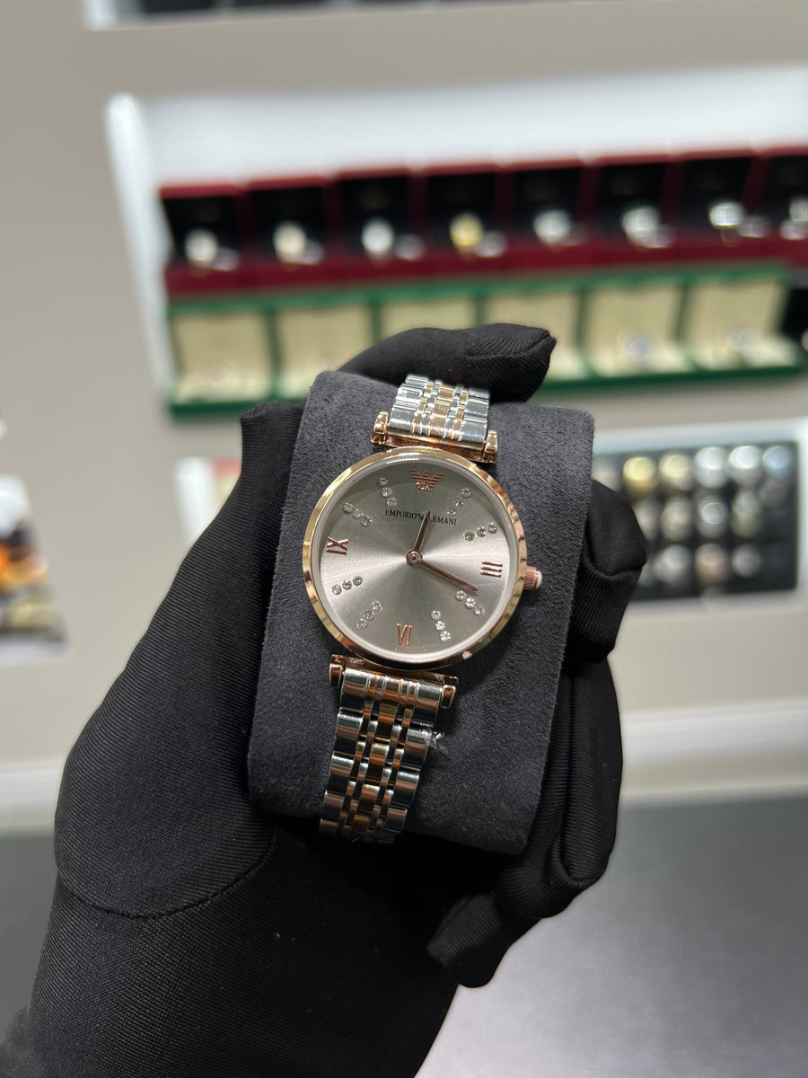 Armanį watch, gray lens, inlaid, quality B جوده رقم 2 من دون علبه