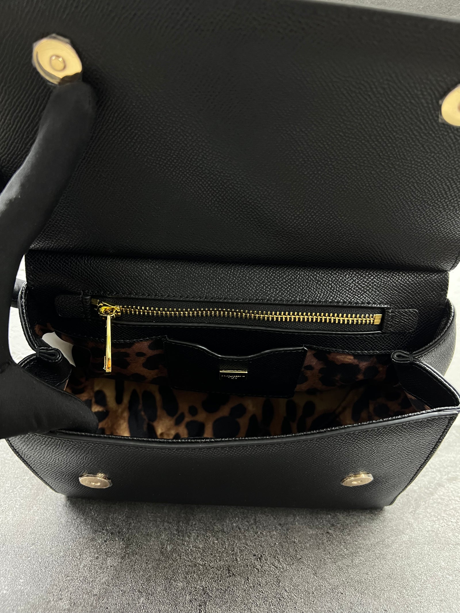 حقيبة سيسيلي الكبيرة – أسود | Sicily Bag Large – Black