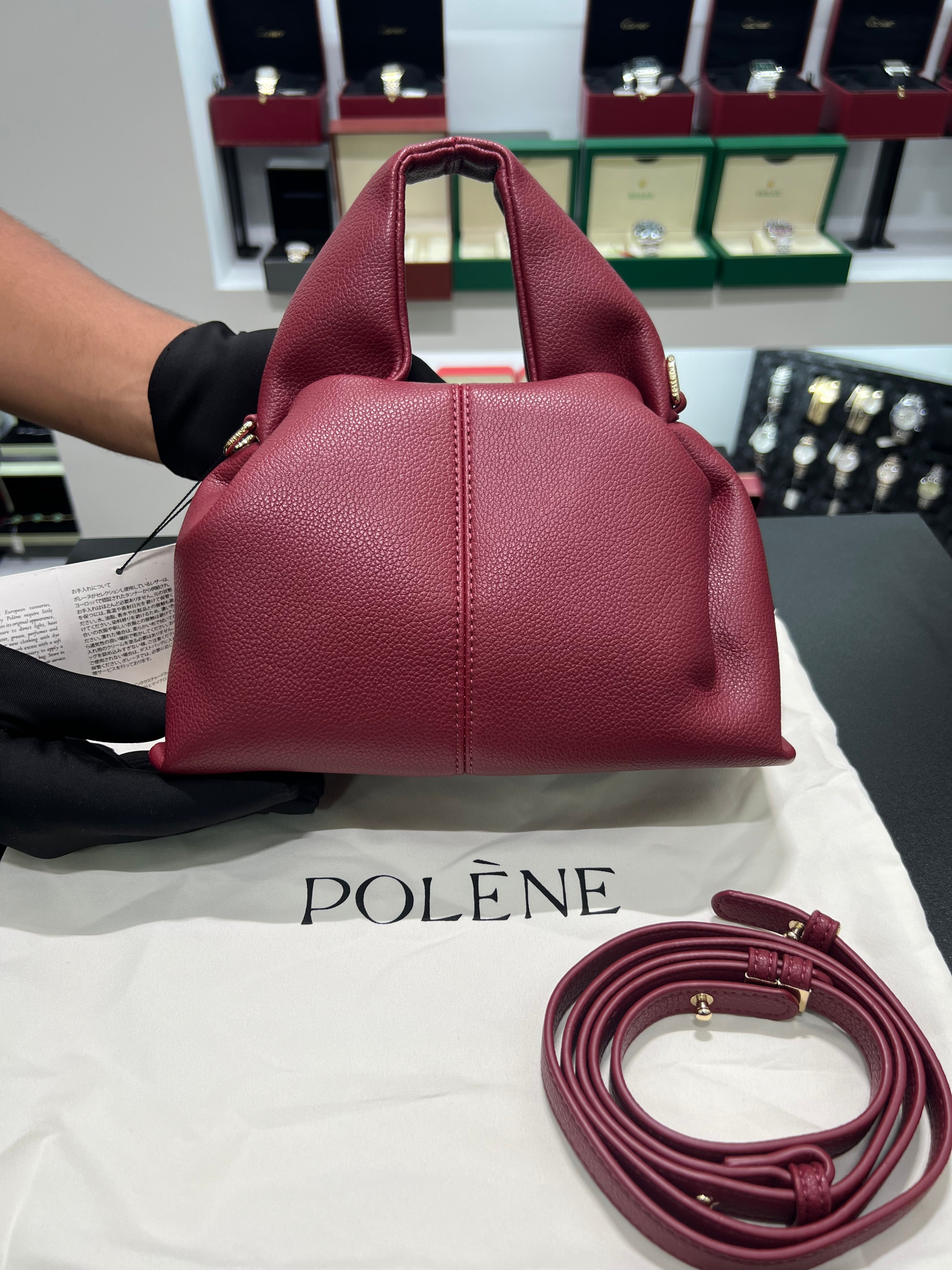 Numérö Neuf Mini burgundy bag￼