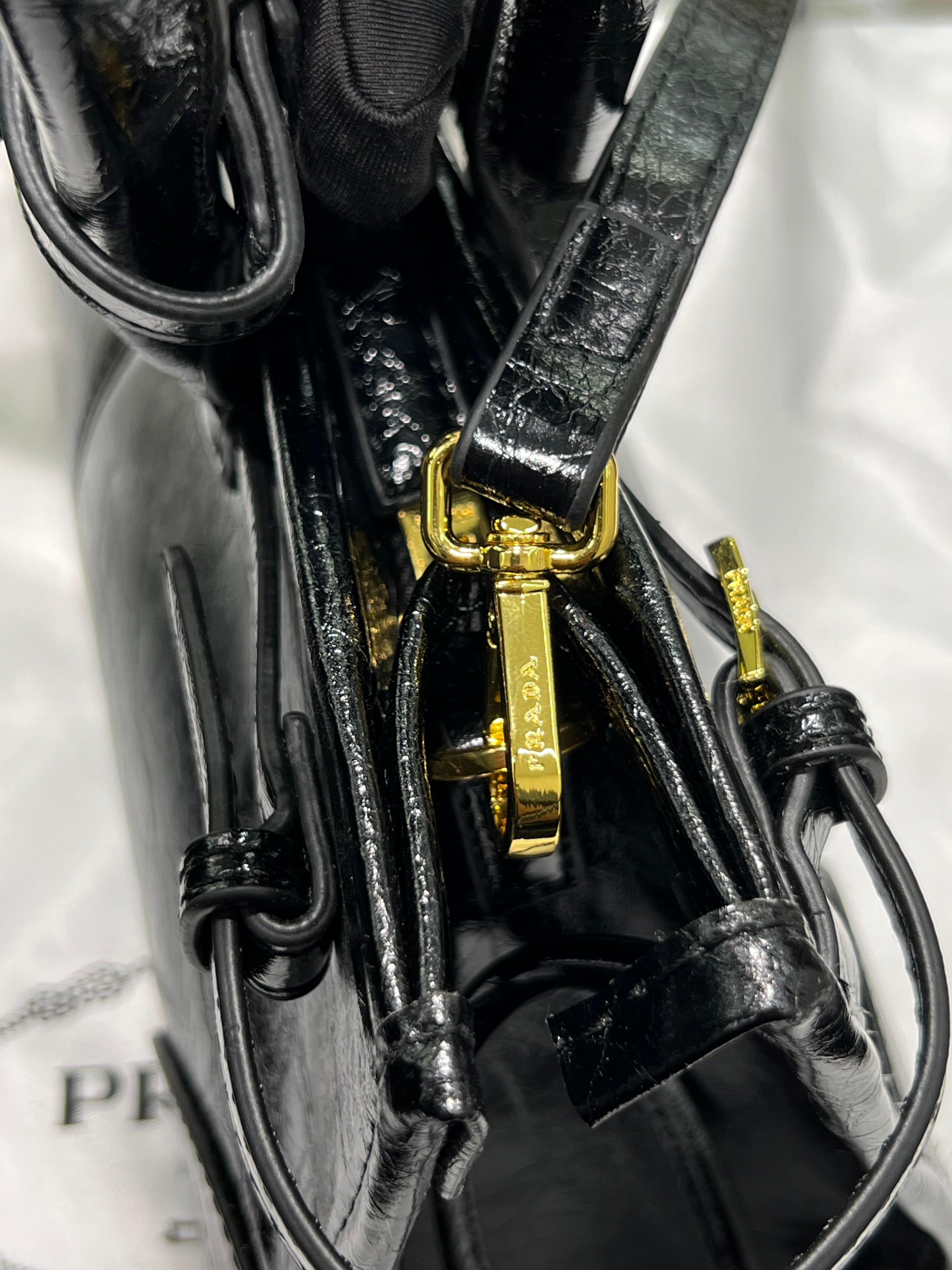 Prada Bonnie medium leather handbag