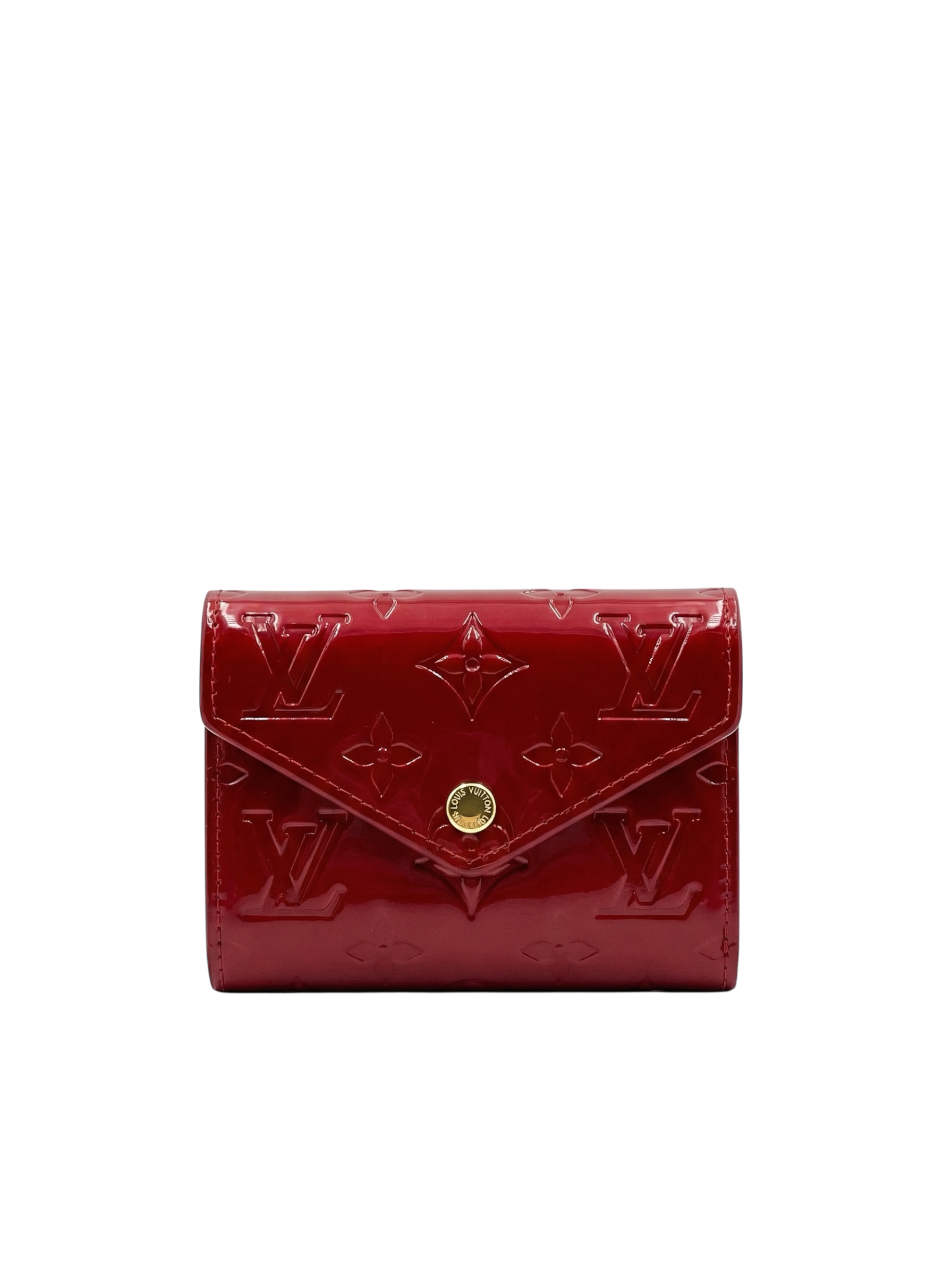 Victorine Wallet – Monogram Vernis (Red)