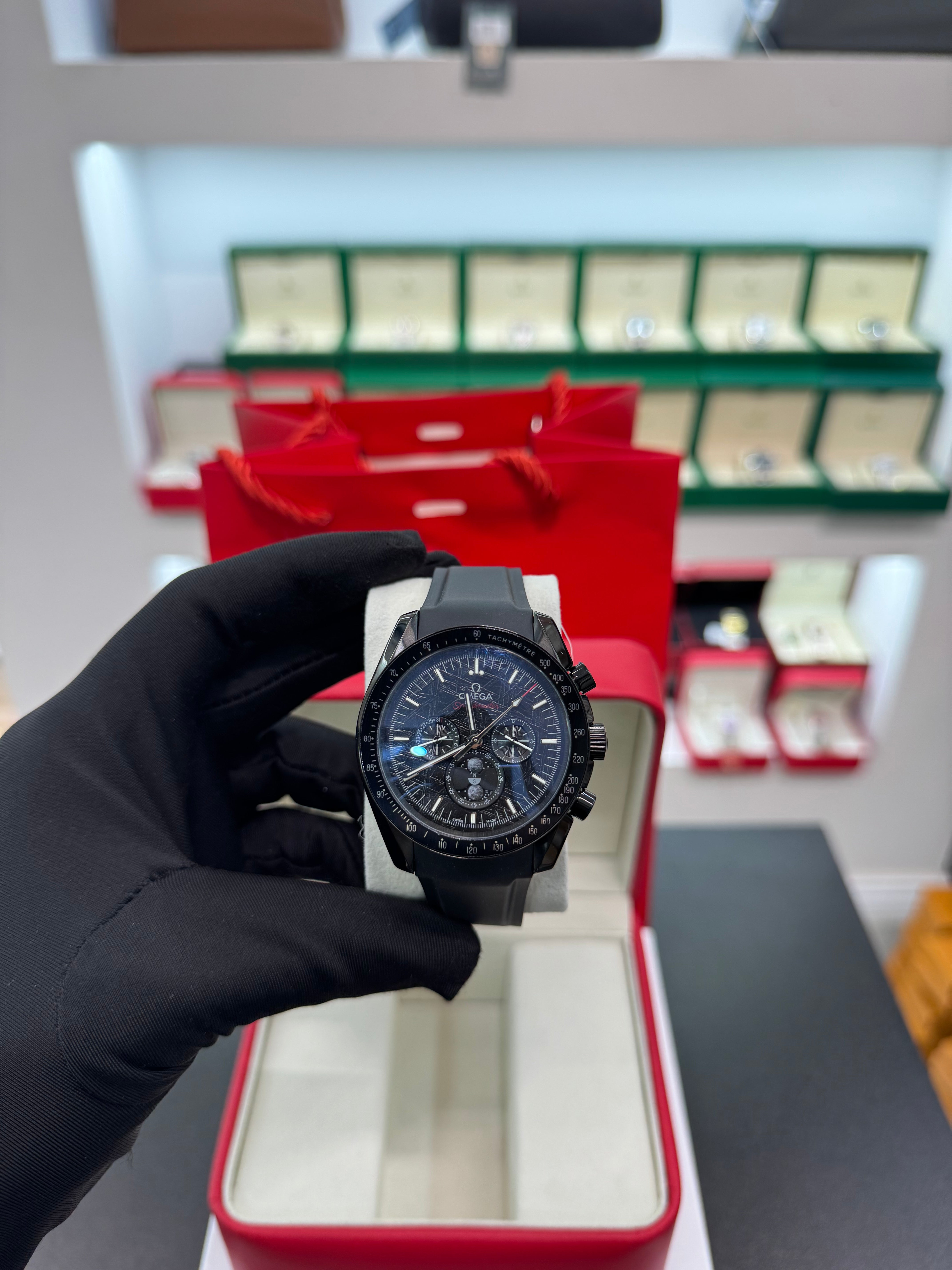 Speedmaster Dark Side of the Moon "Meteorite" Moonphase size 44.25