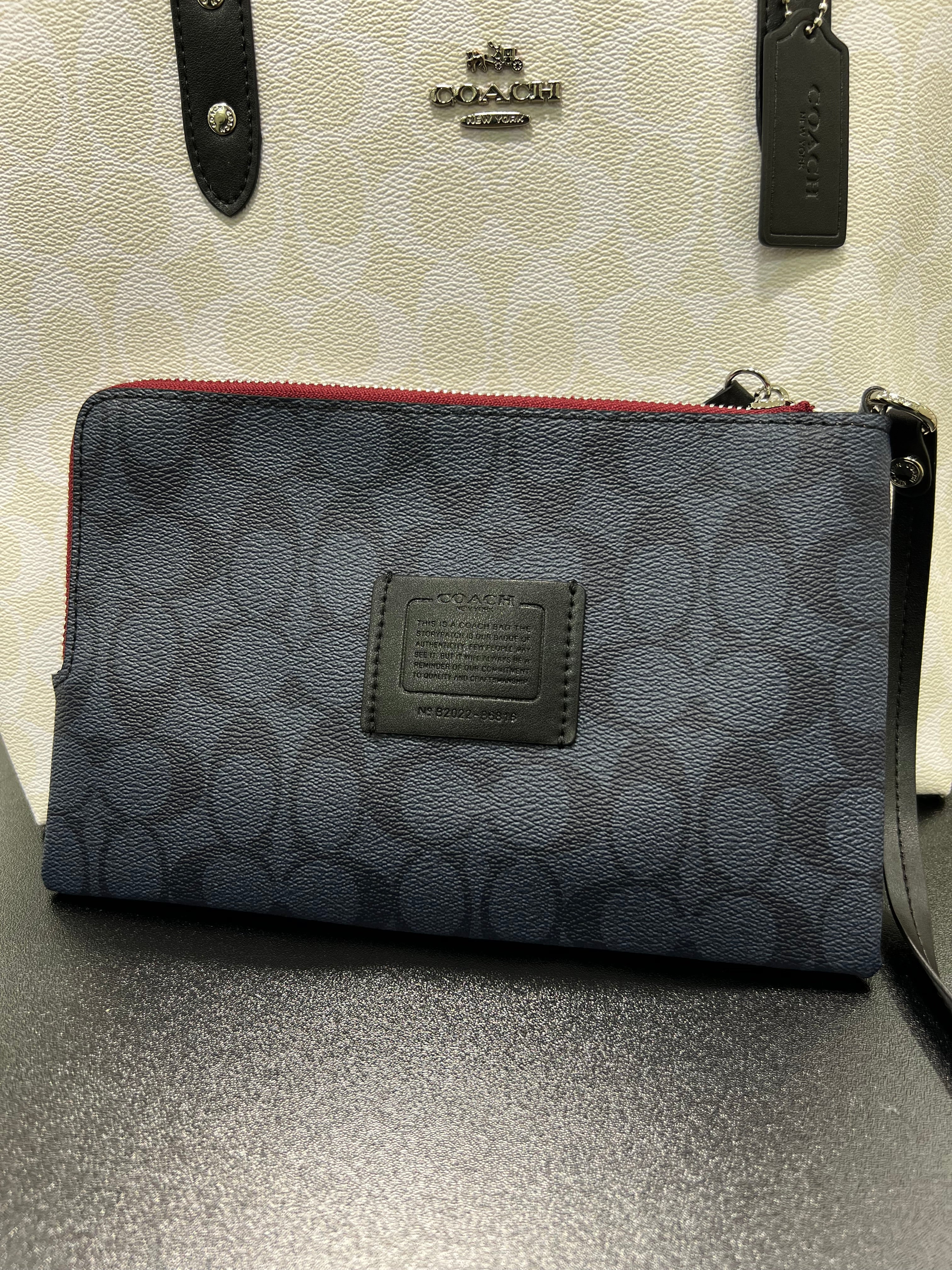 Cöach Reversible City Tote In Blocked Signature Canvas outlet