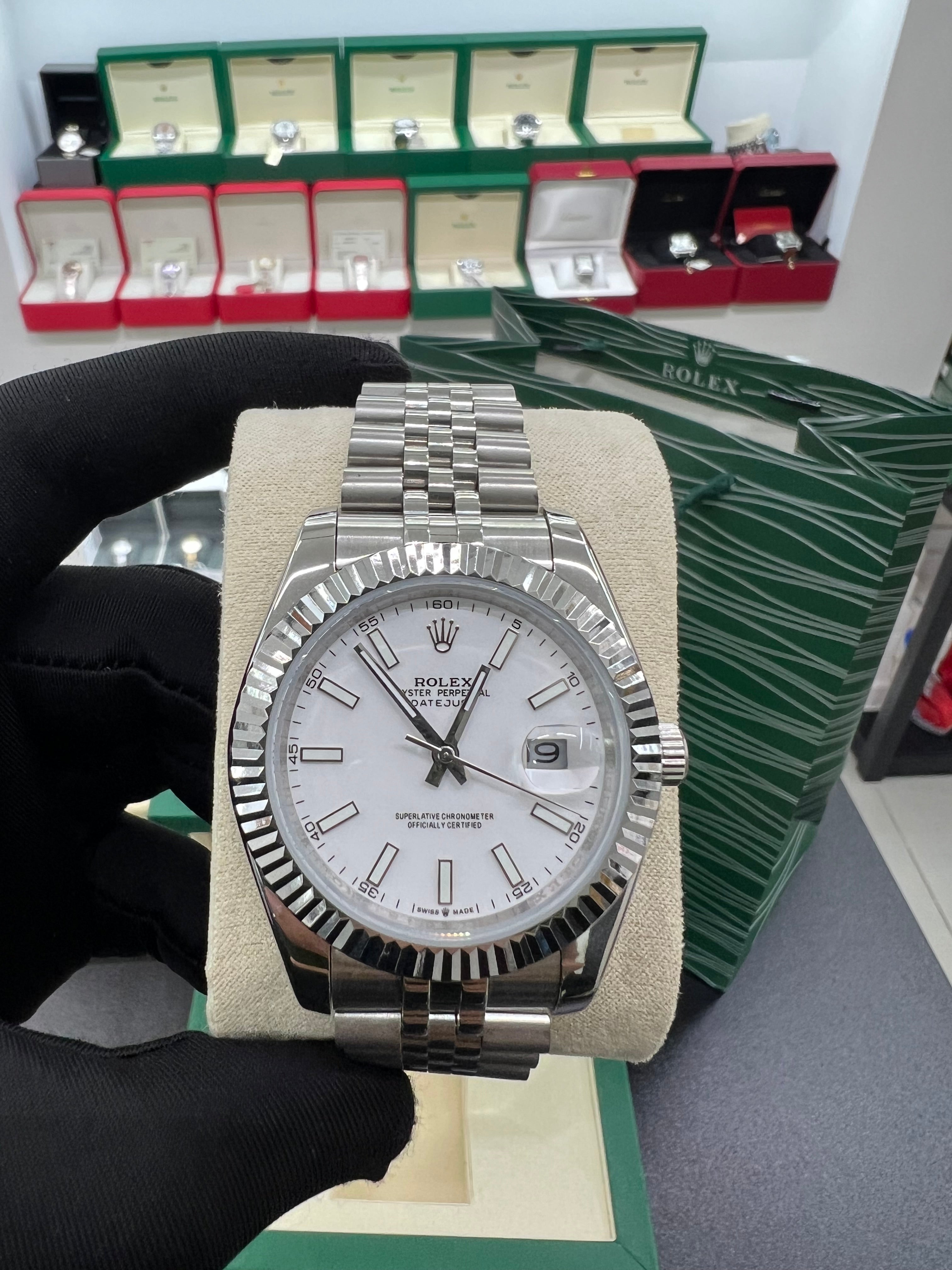 Datejust White Dial Size 41mm