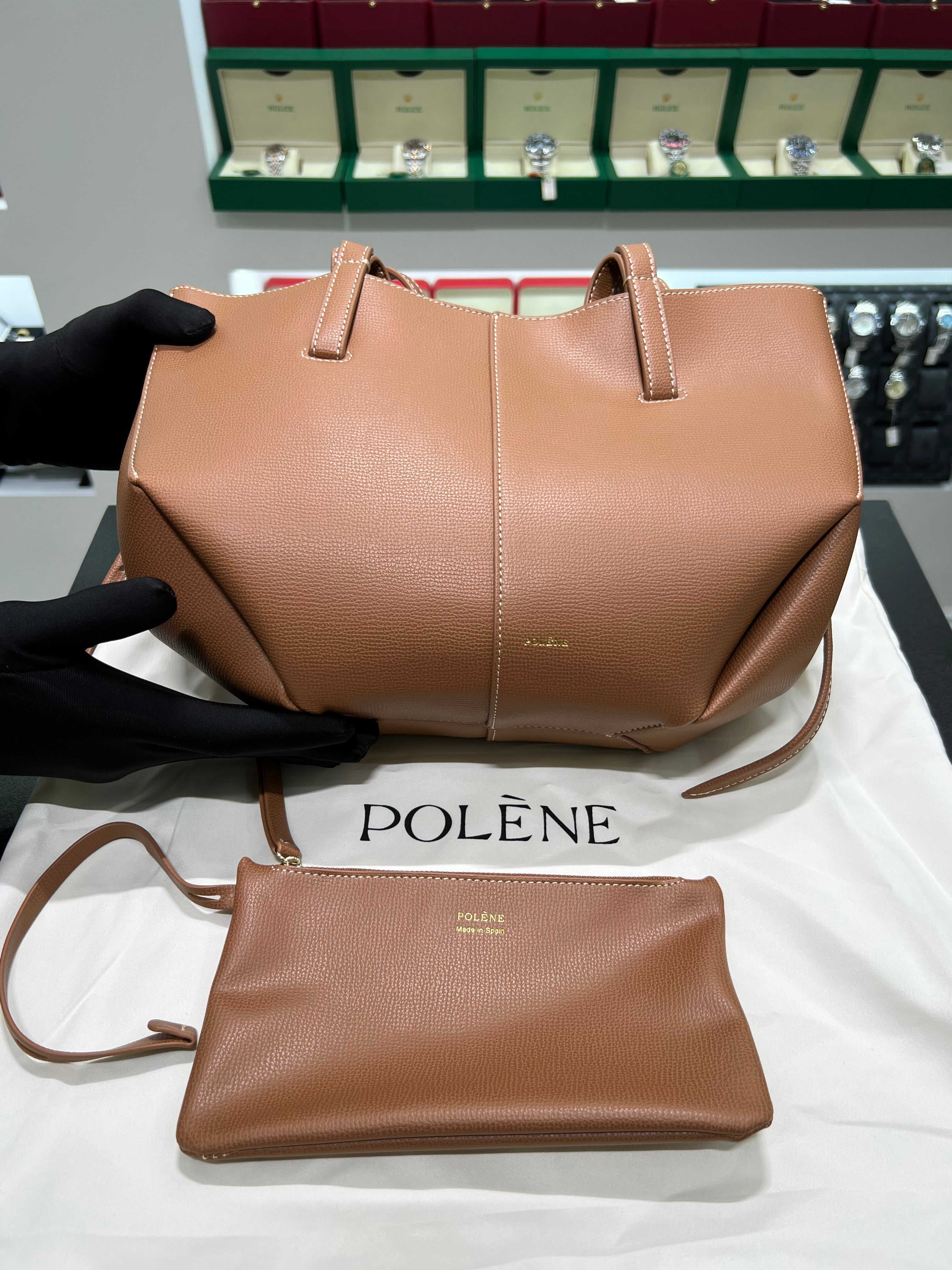 Polēne Cyme leather brown
