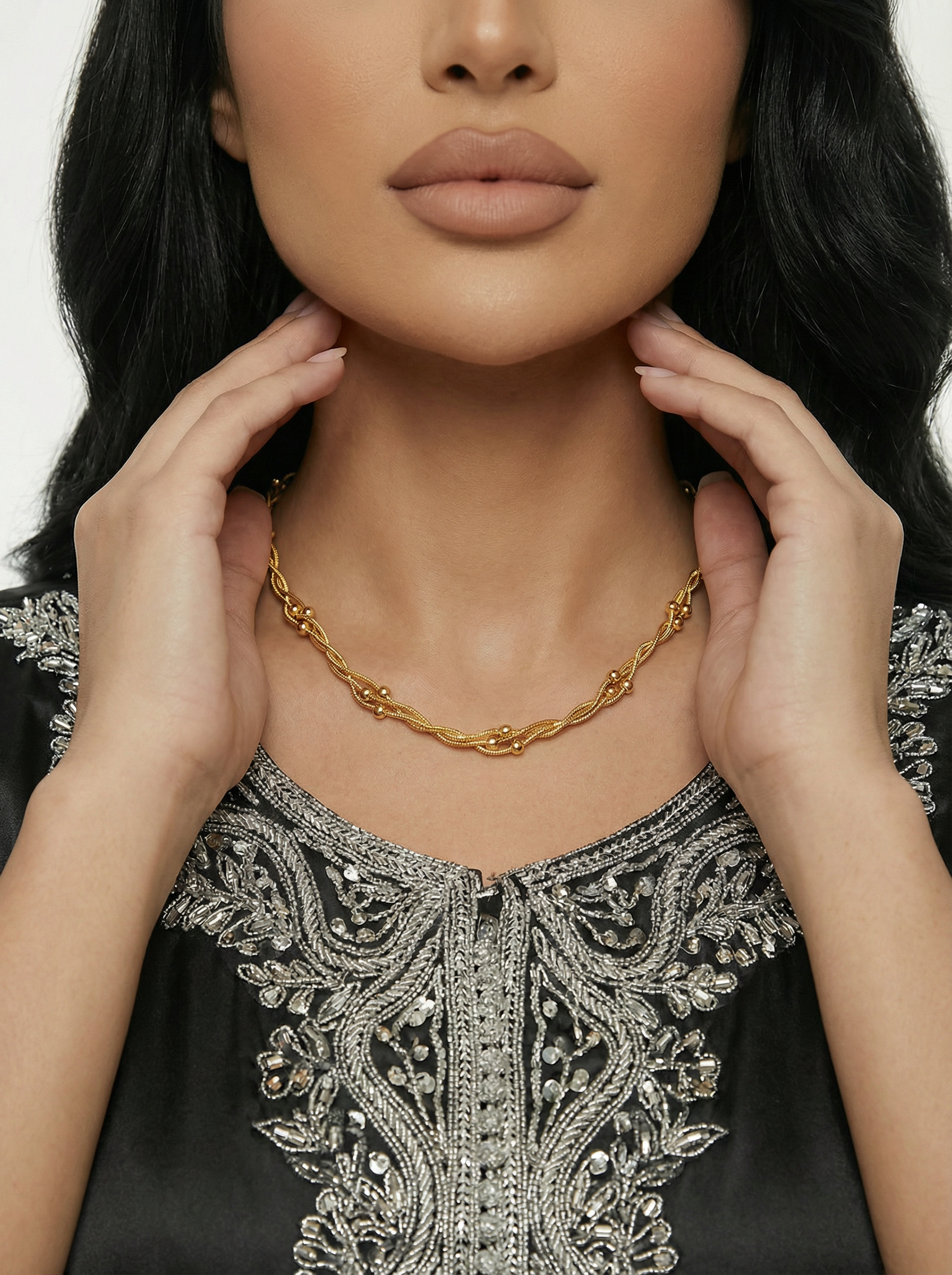 سلسال الكرات المضفور