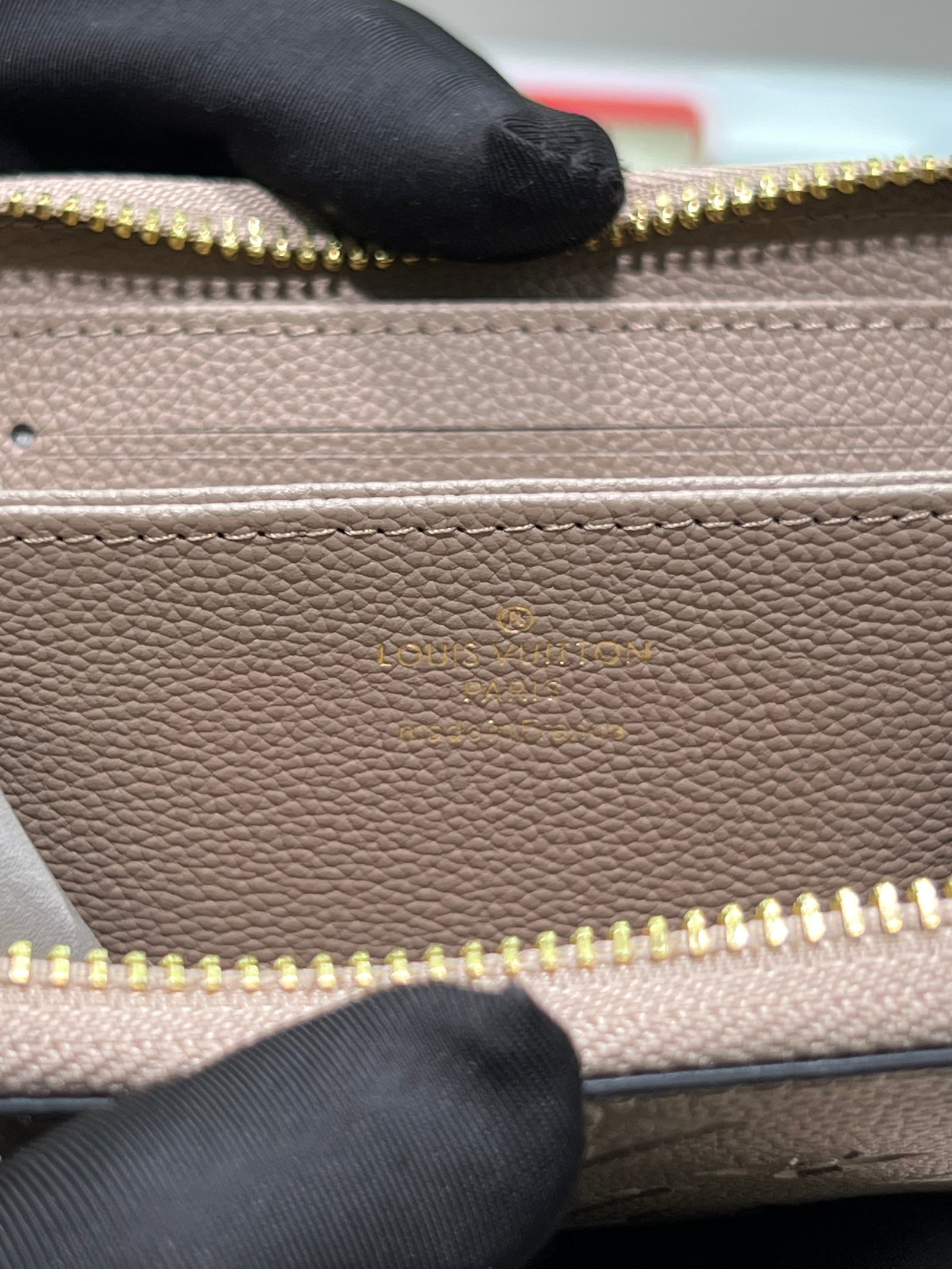 Monogram Empreinte Leather Beige color