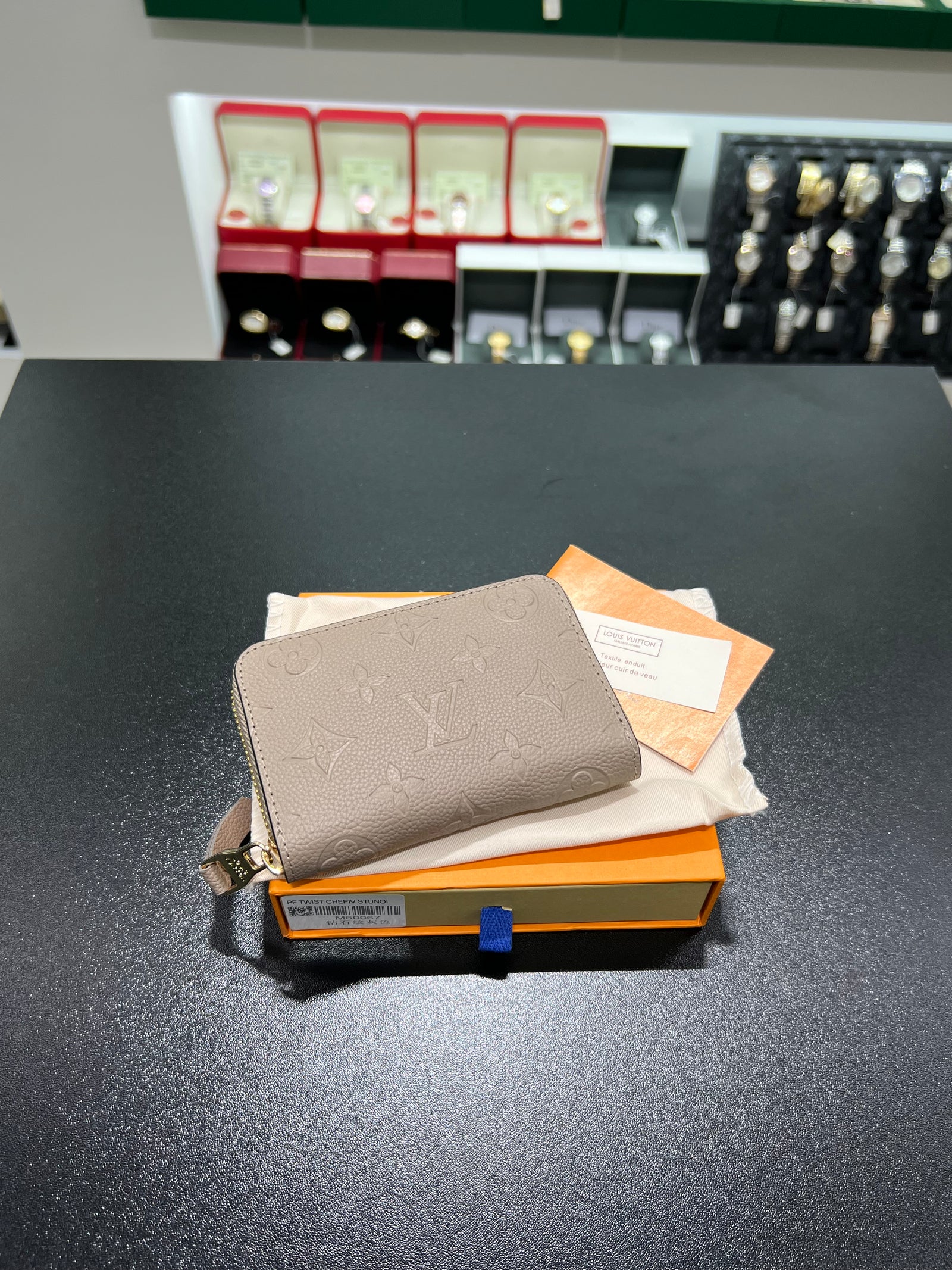 Monogram Empreinte Leather Beige color