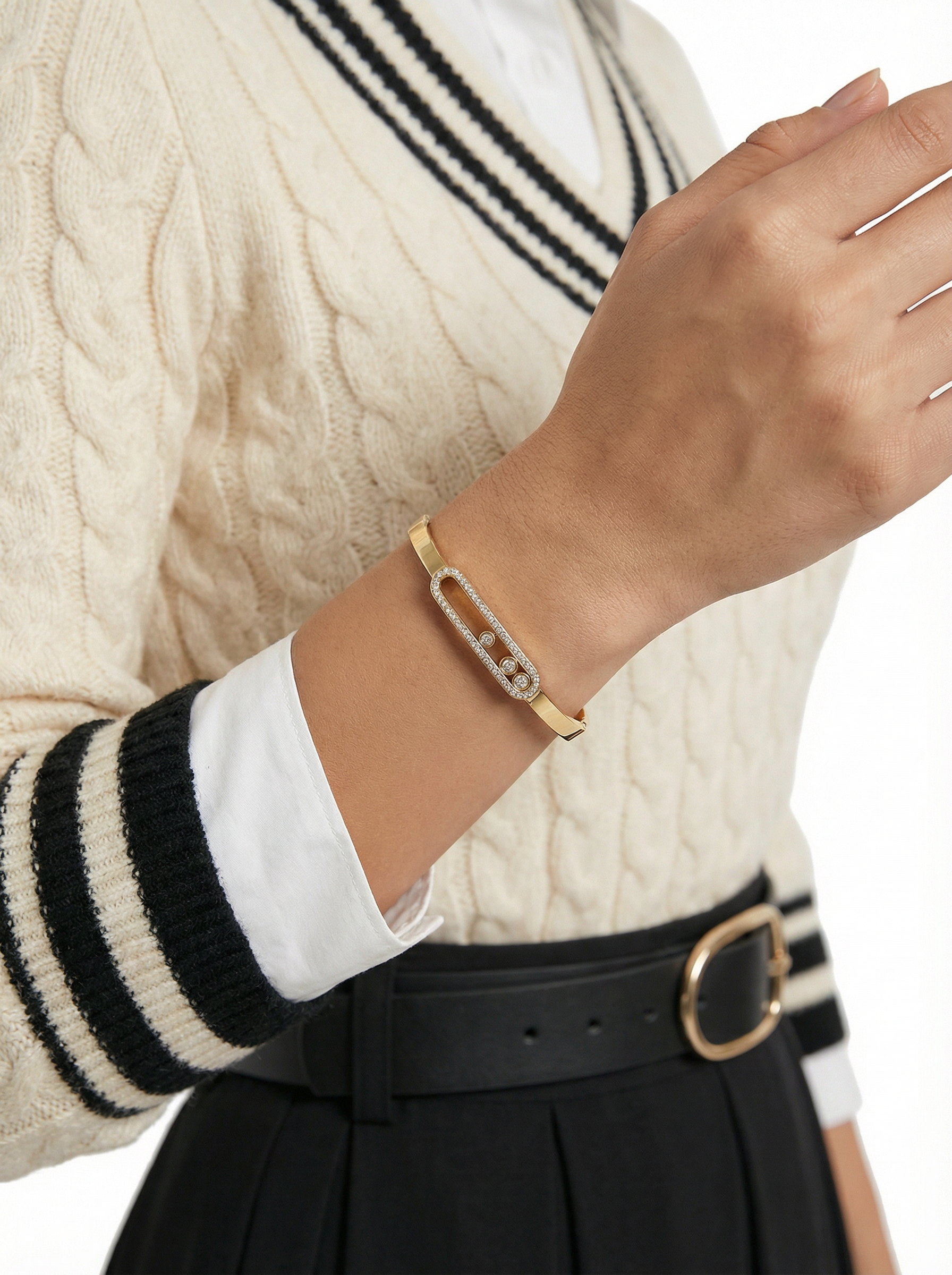 سوار ميسيكا ذهبي مرصع