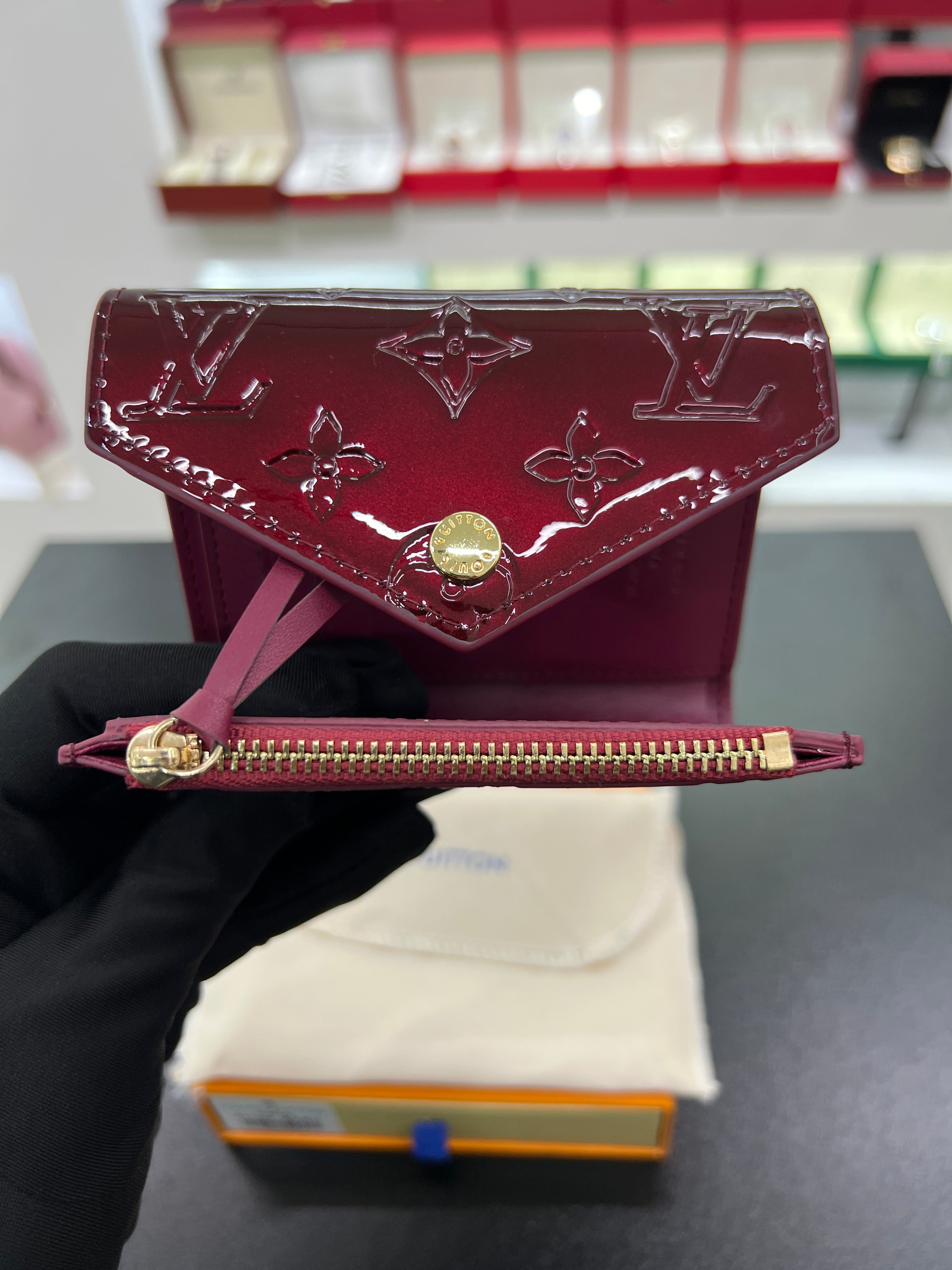 Victorine Wallet – Monogram Vernis