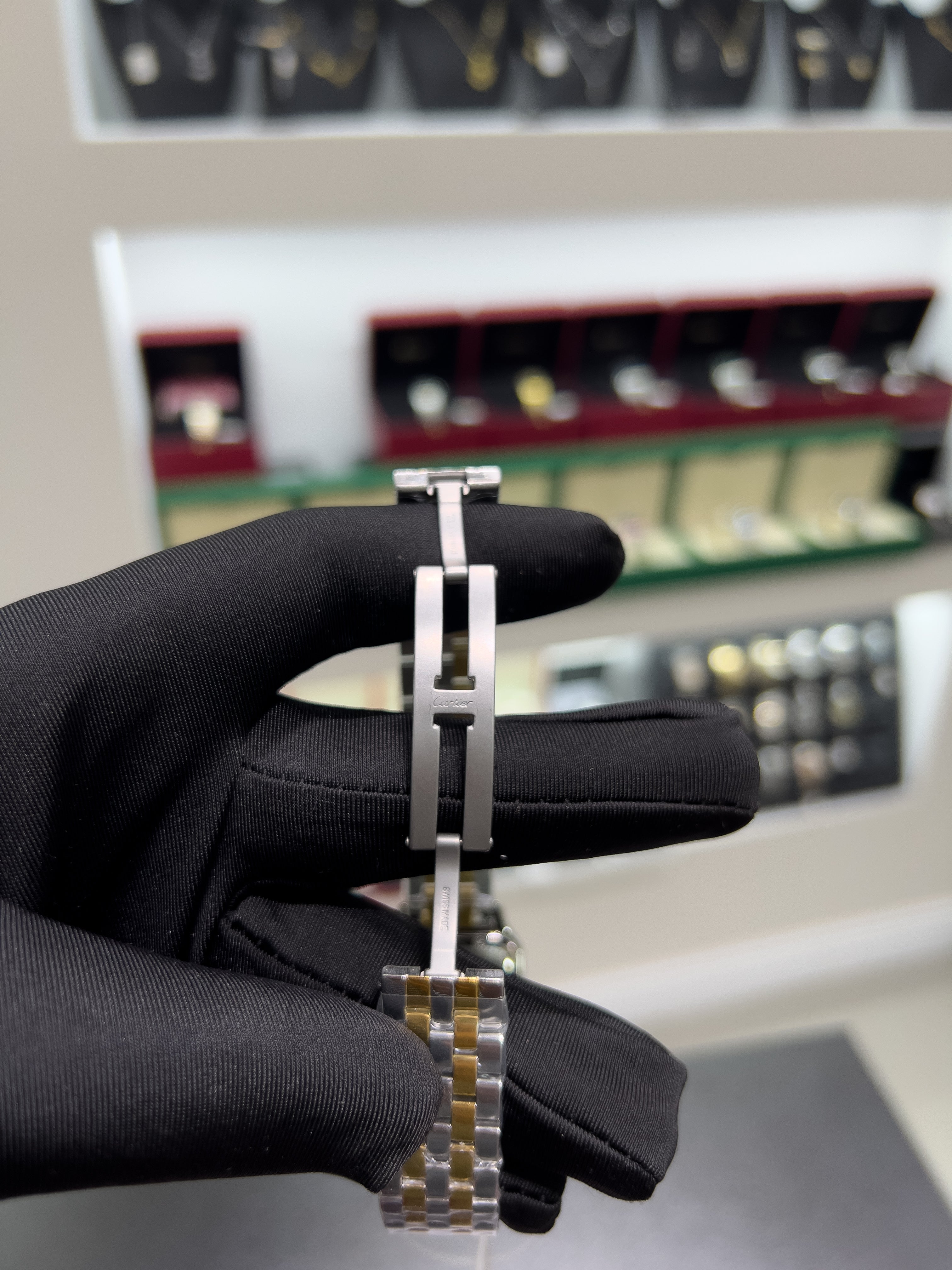 Cartiėr Panthère watch, gold and silver