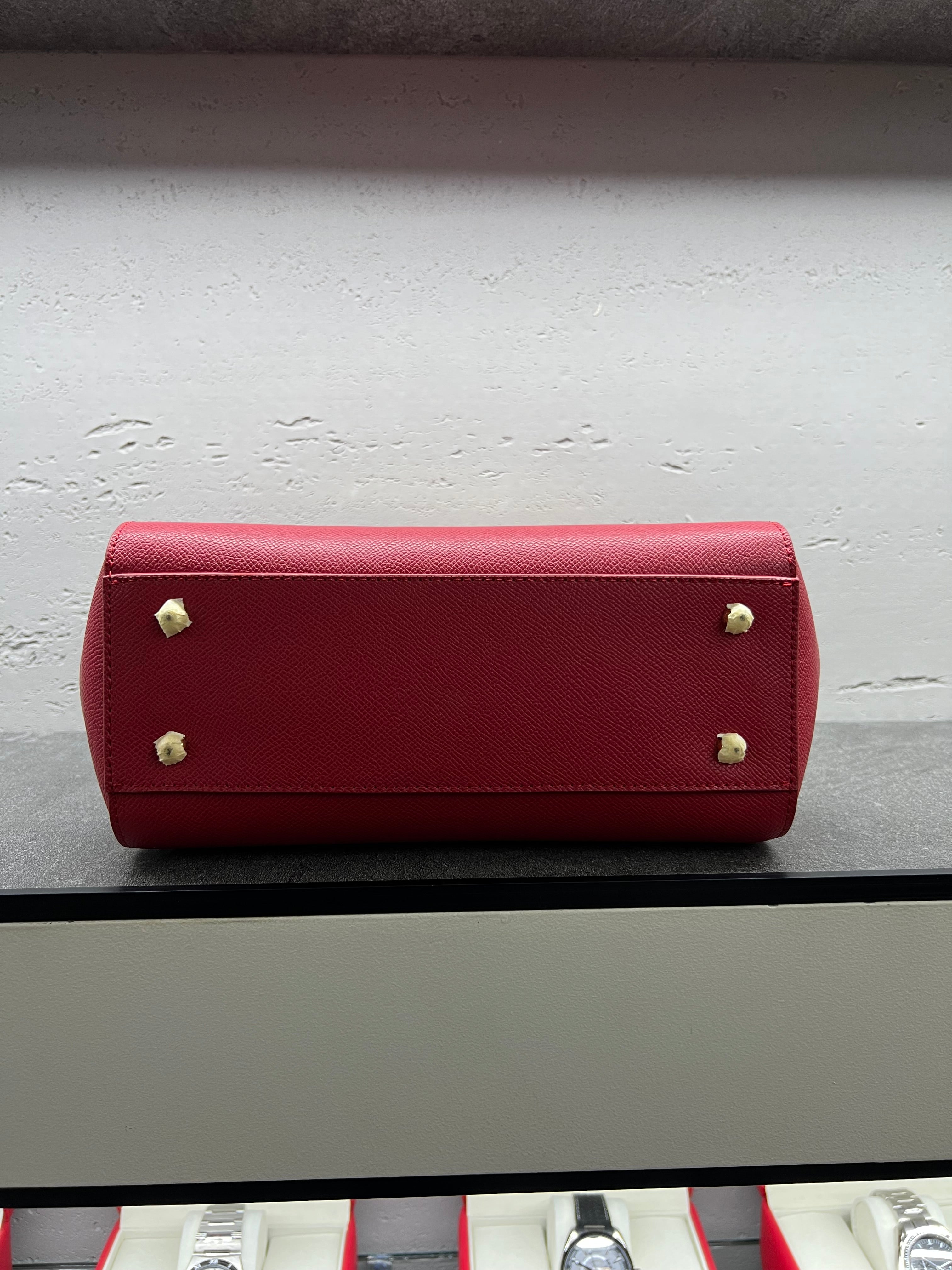 حقيبة سيسيلي الكبيرة – أحمر | Sicily Bag Large – Red