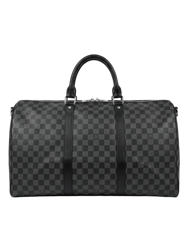 Keepall Bandoulière 55 – Damier Graphite