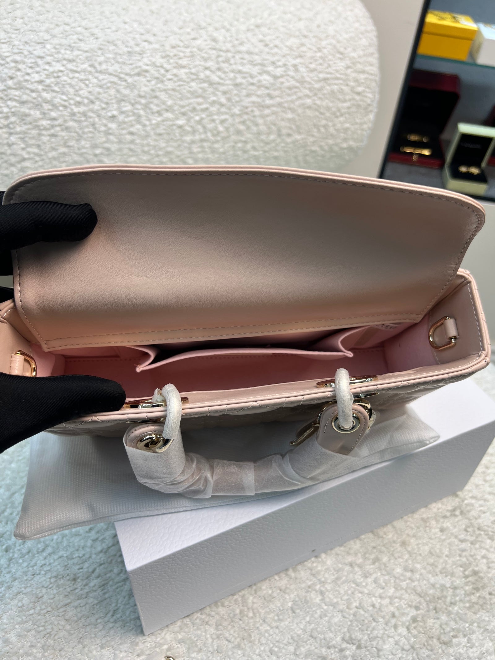 حقيبة ليدي دي جوي وردي باودر Lady D Joy Bag Powder Pink