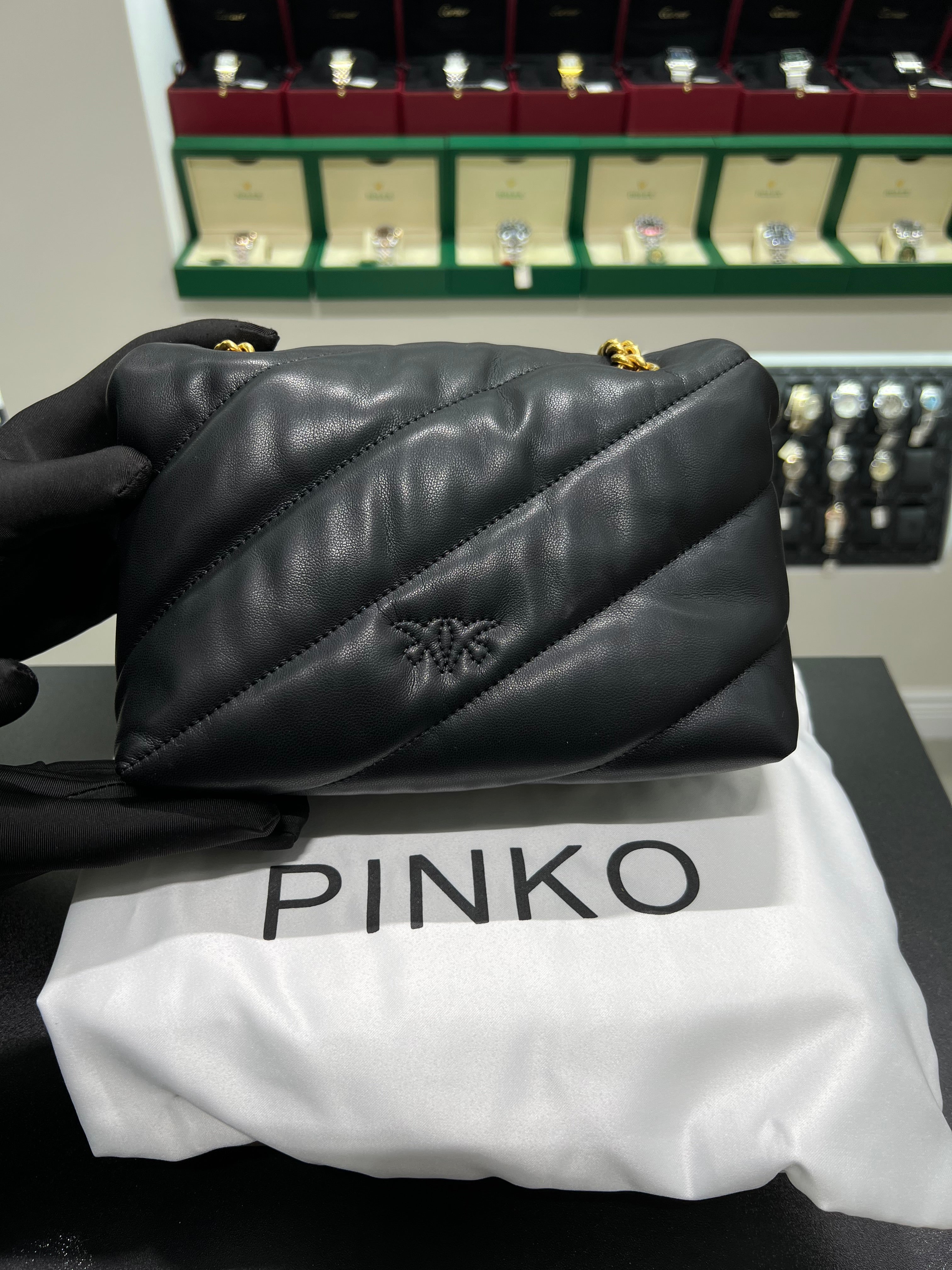 Pinko Mini Love Bag Puff Maxi Quilt