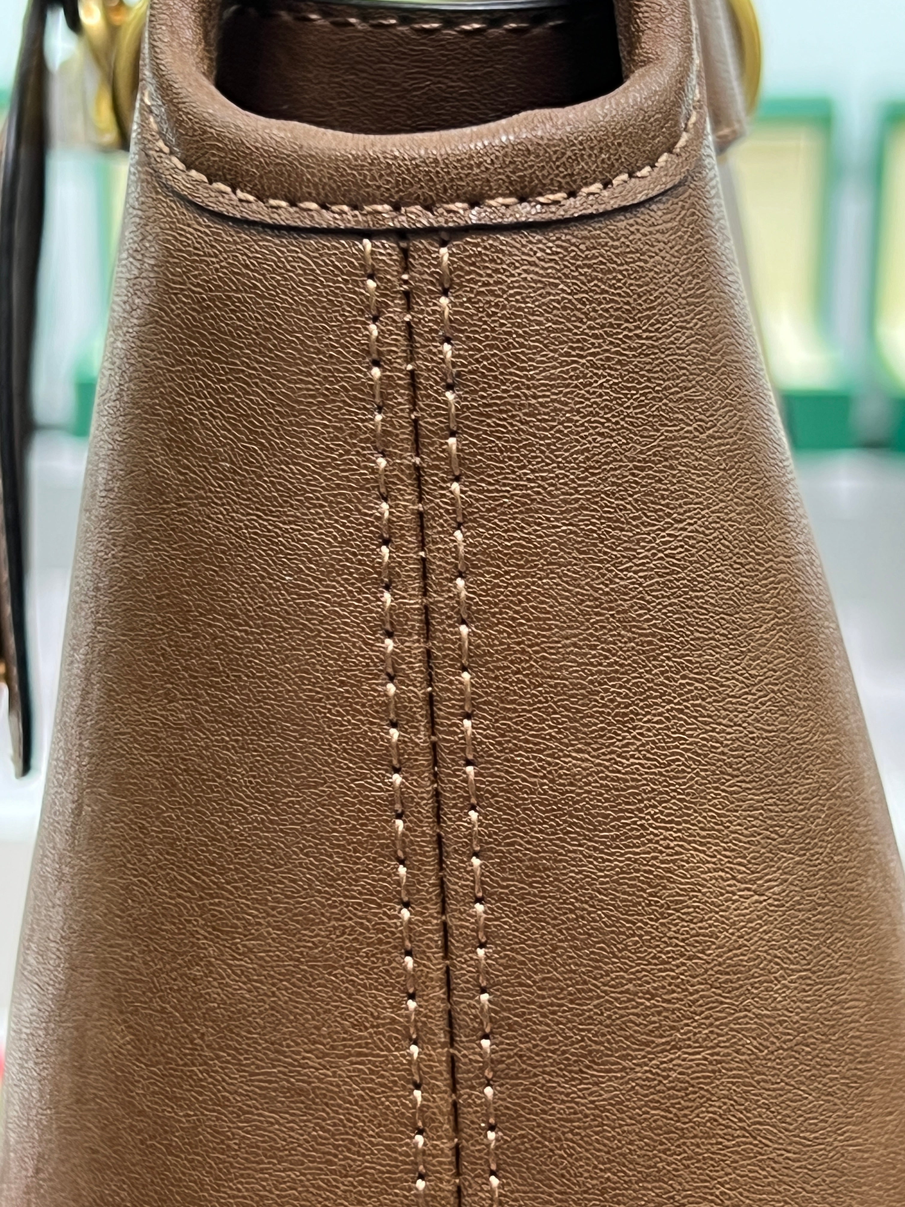 Archive Leather Top-Handle Warm Brown Bag