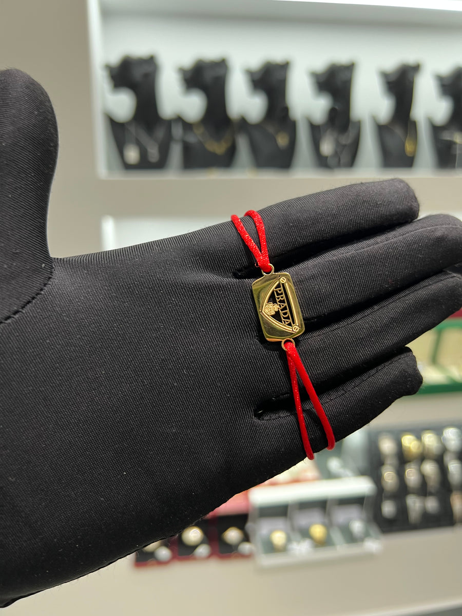 سوار خيط Prada احمر