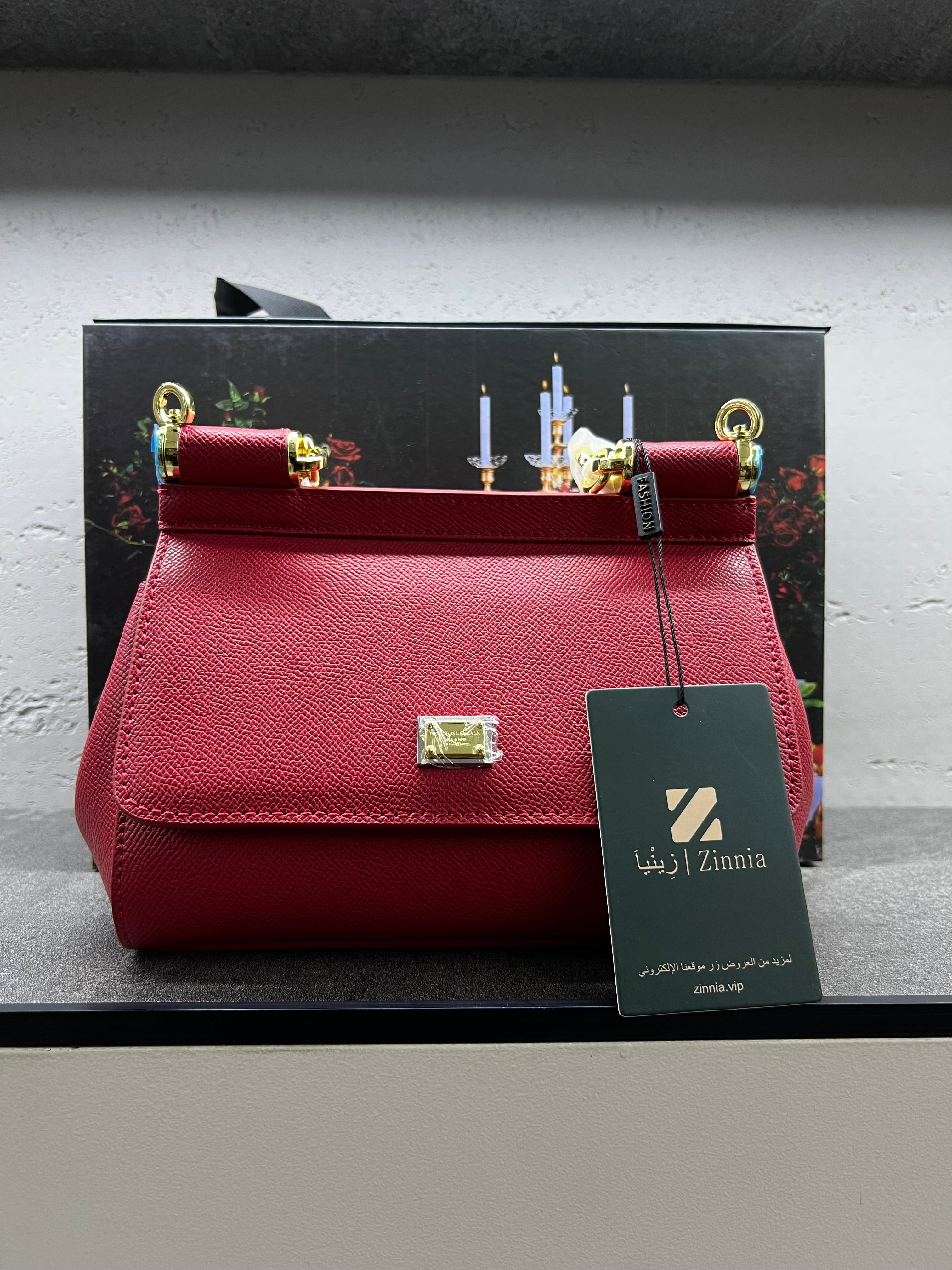 حقيبة سيسيلي الصغيرة – أحمر | Sicily Bag Small – Red