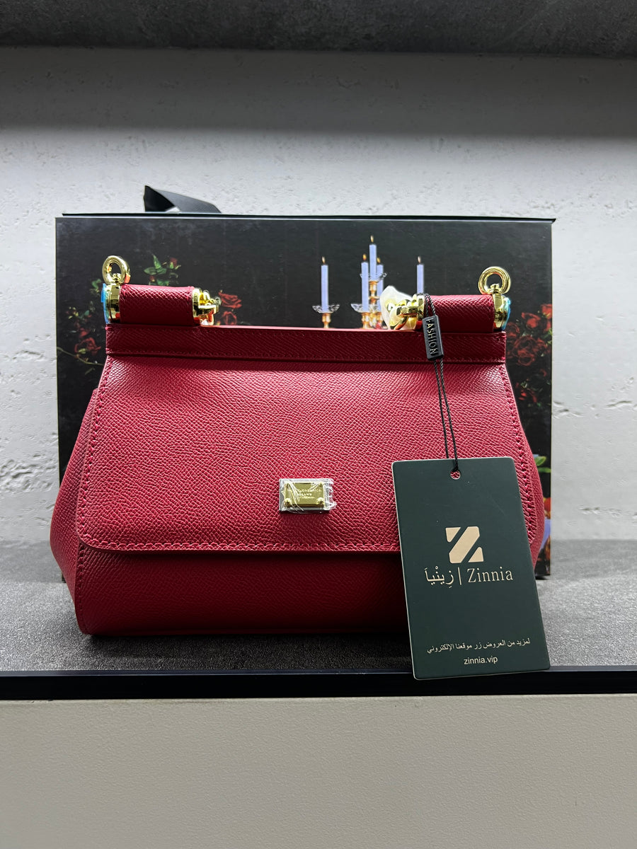 حقيبة سيسيلي الصغيرة – أحمر | Sicily Bag Small – Red