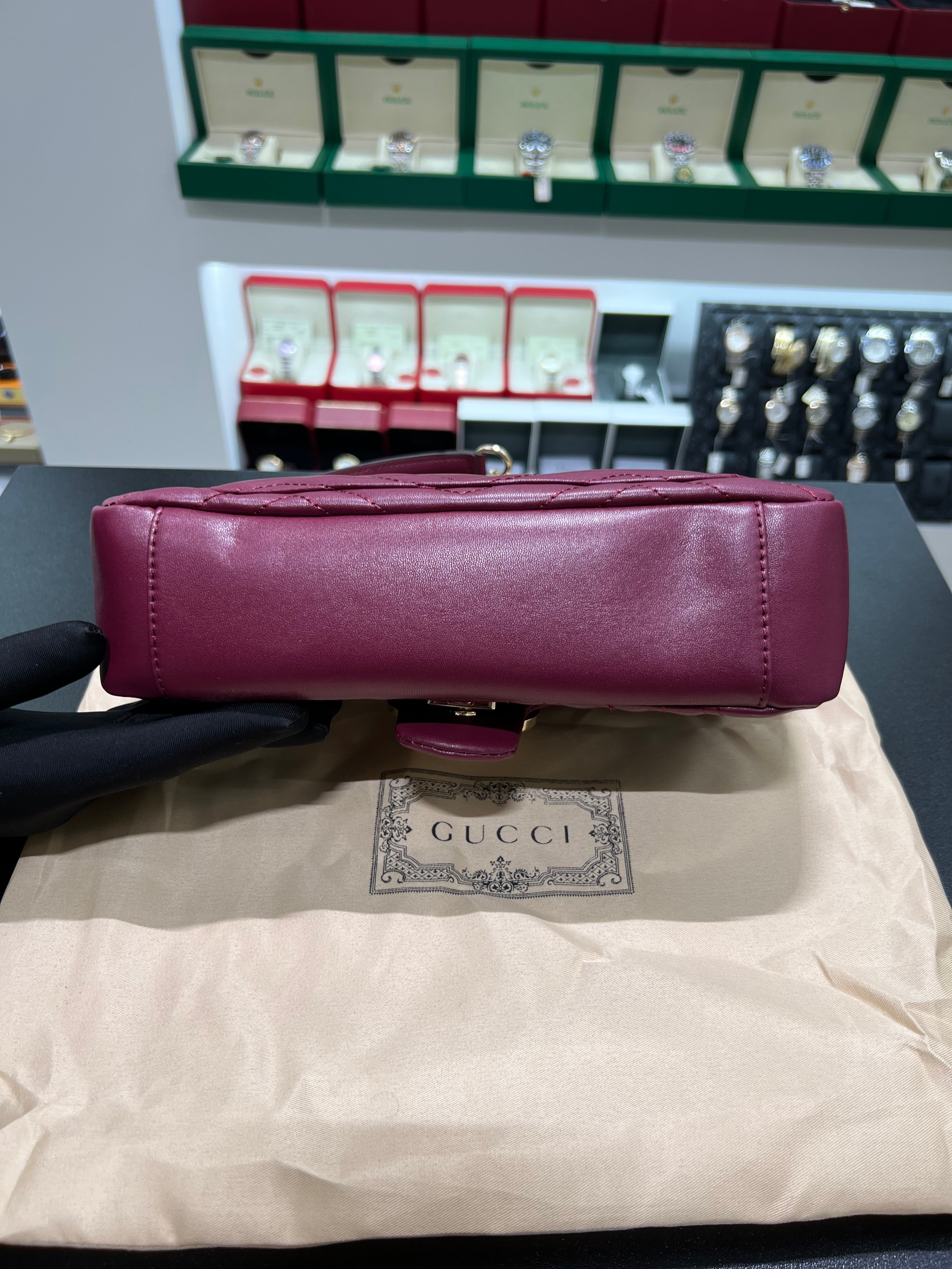 Monogram handbag, Gucci