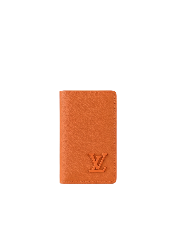 Pocket Organizer – Orange Leather