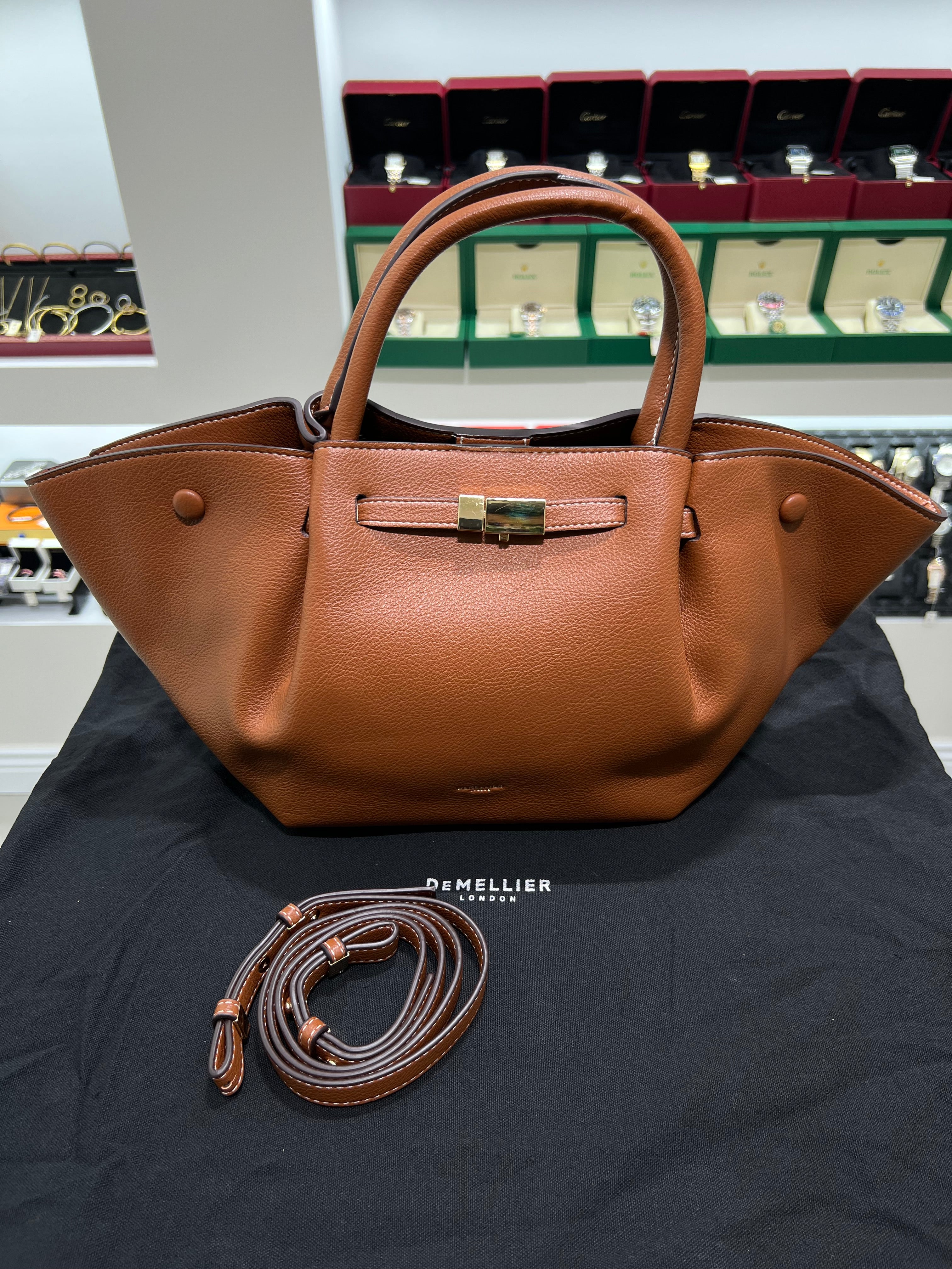 demellier New York, medium, brown