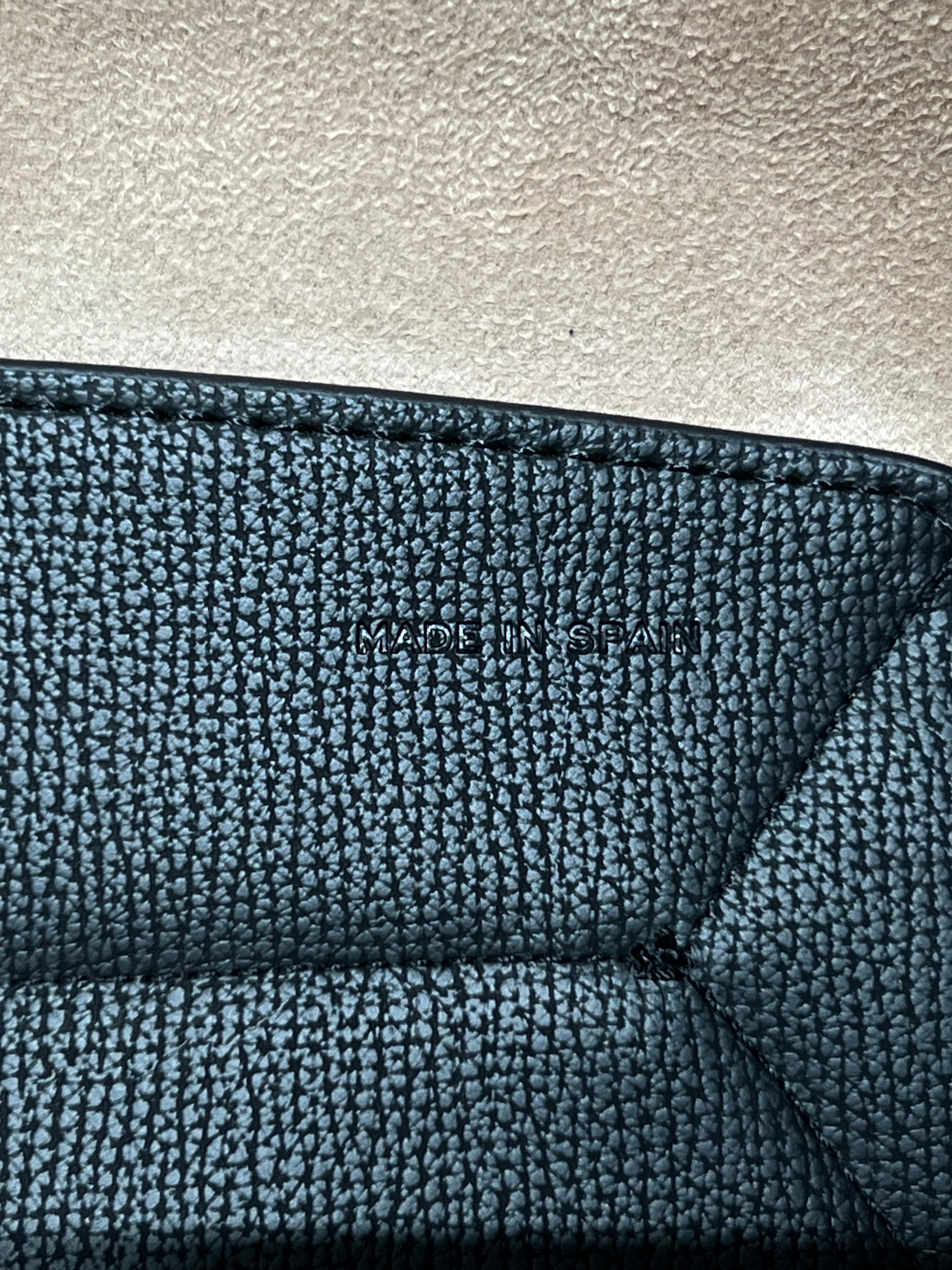 POLĒNĖ CYME BLACK LEATHER LARGE (حجم كبير )