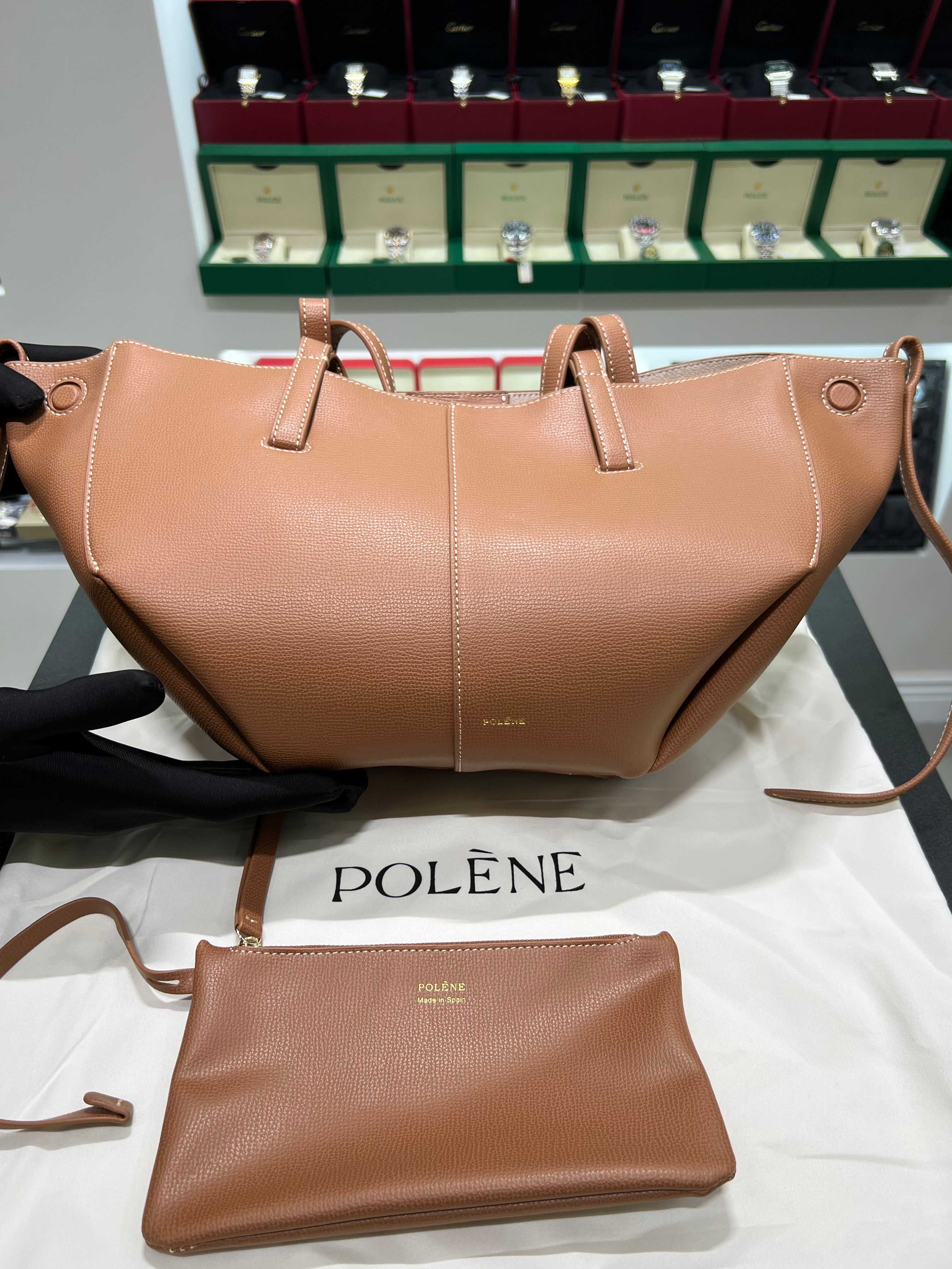 Polēne Cyme leather brown